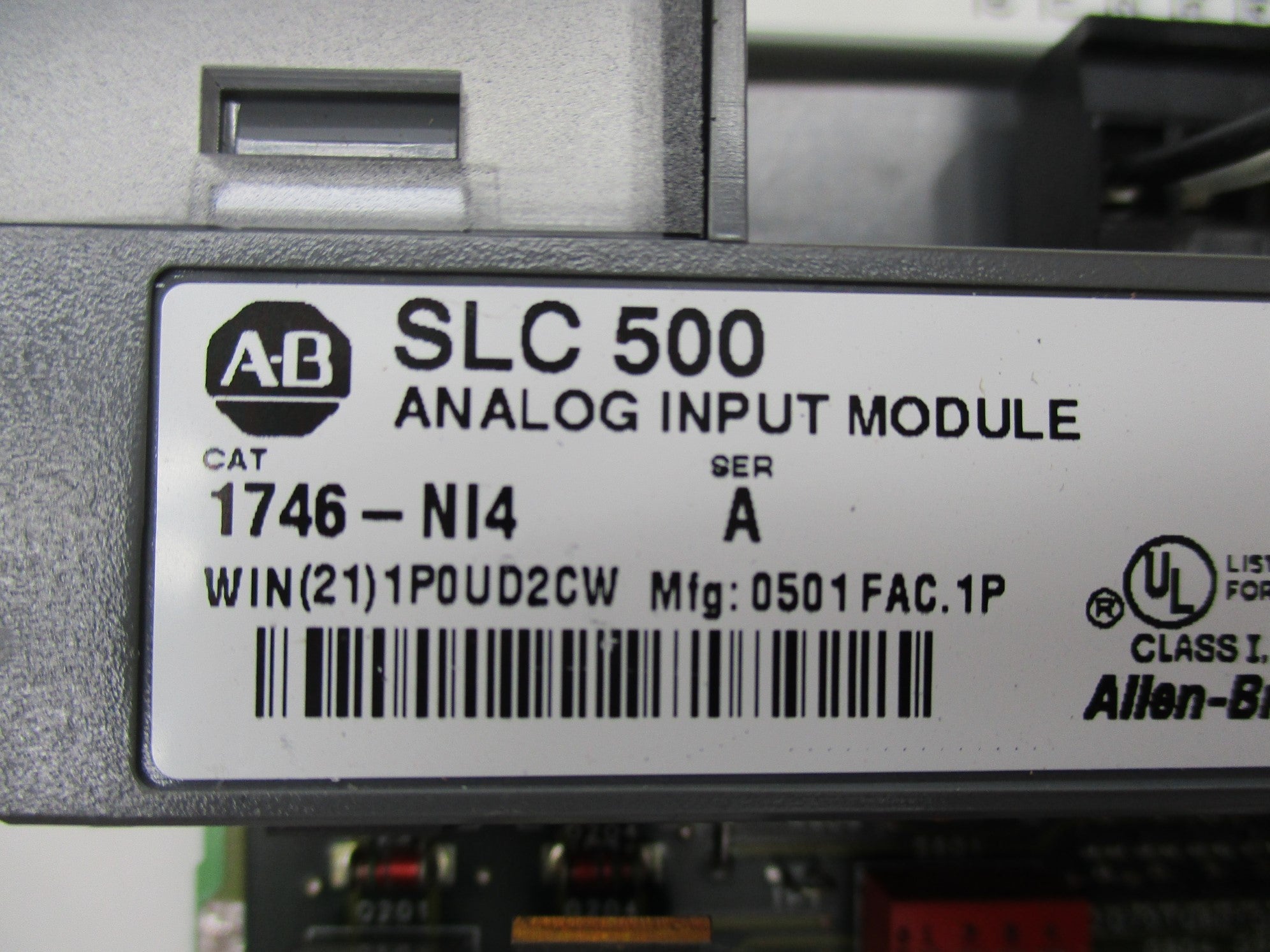ALLEN BRADLEY 1746-NI4 SER. A (AS PICTURED) UNMP