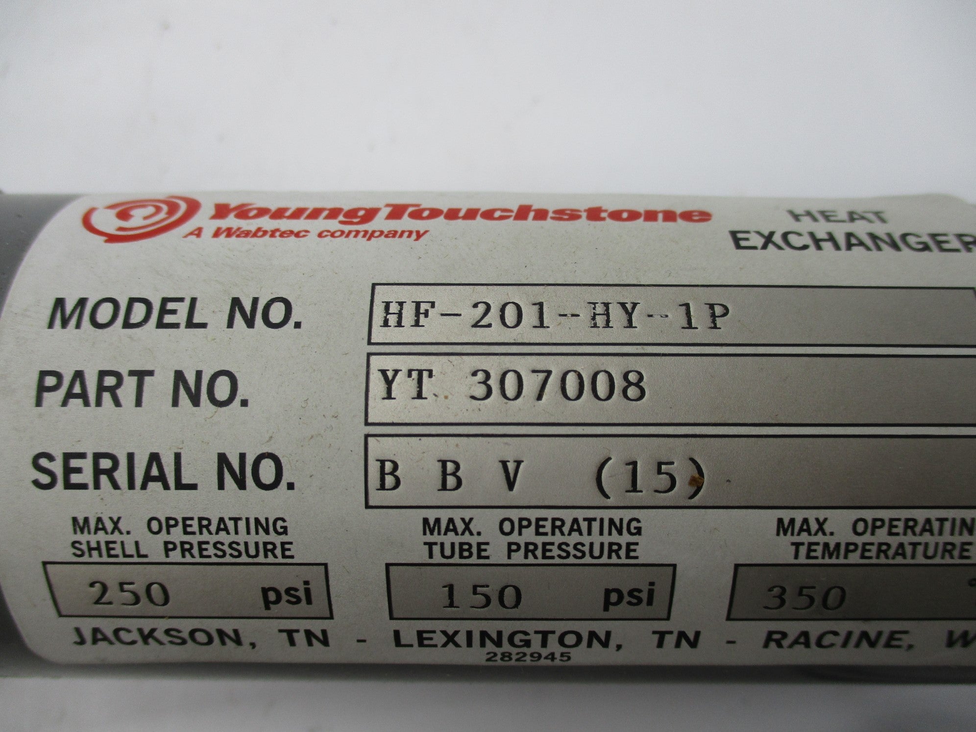 YOUNG TOUCHSTONE HF-201-HY-1P NSNP