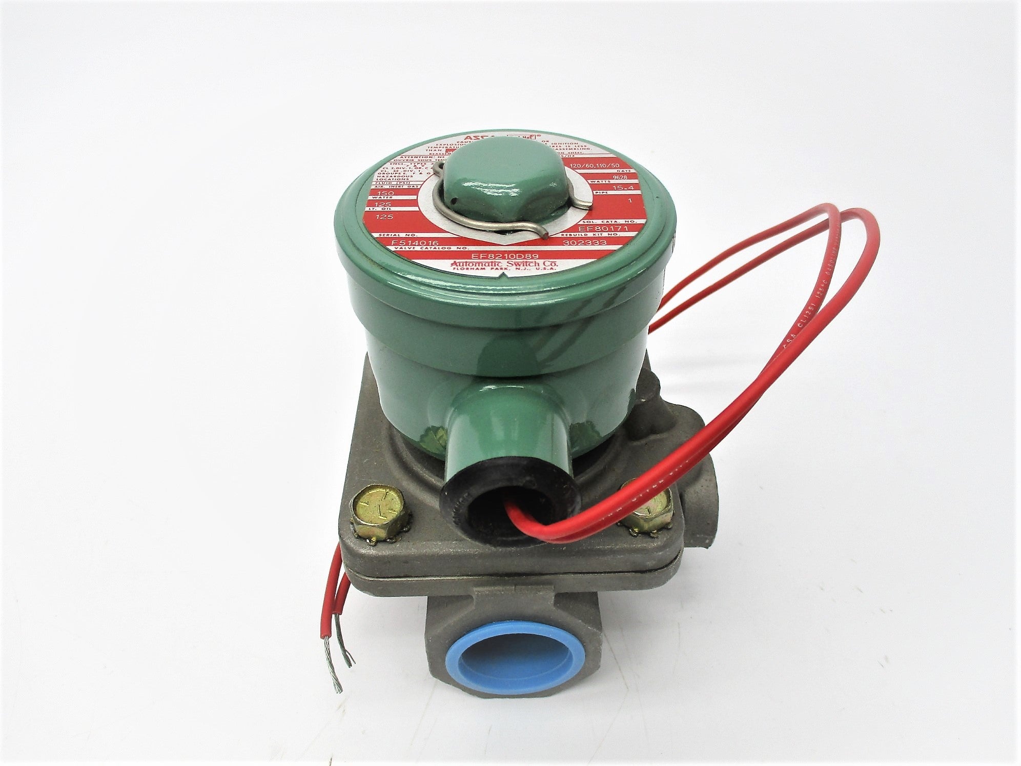 ASCO EF8210D89 120/60 110/50 NSNP