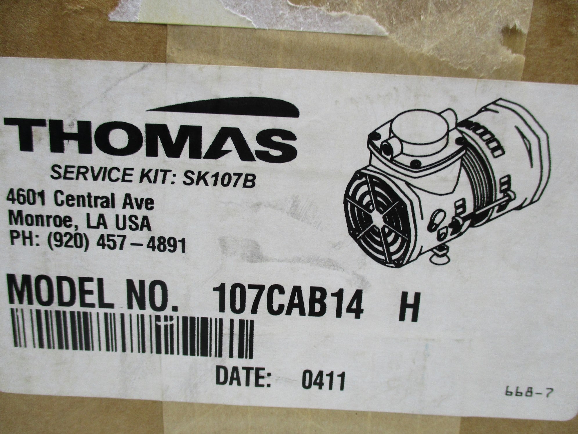 THOMAS 107CAB14H NSMP