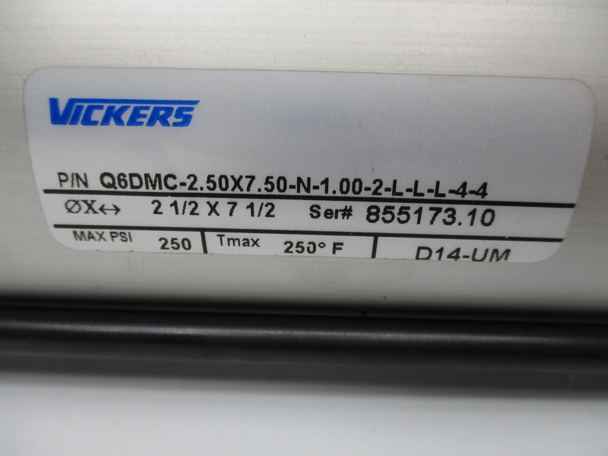 VICKERS Q6DMC-2.50X7.50-N-1.00-2-L-L-L-4-4 NSNP
