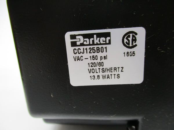 PARKER CCJ125B01 120VAC 150PSI 1/4" NSMP