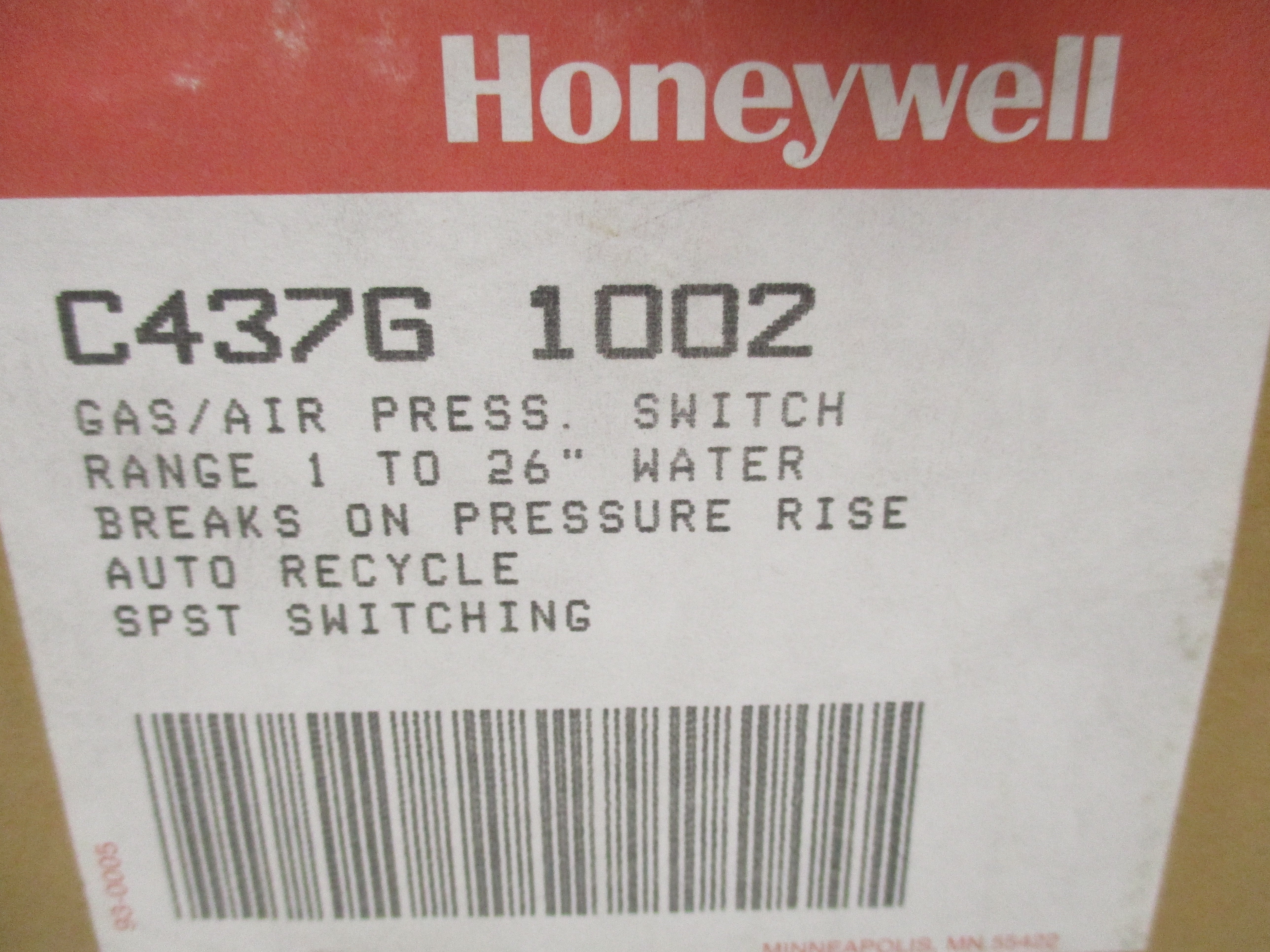 HONEYWELL C437G1002 NSMP