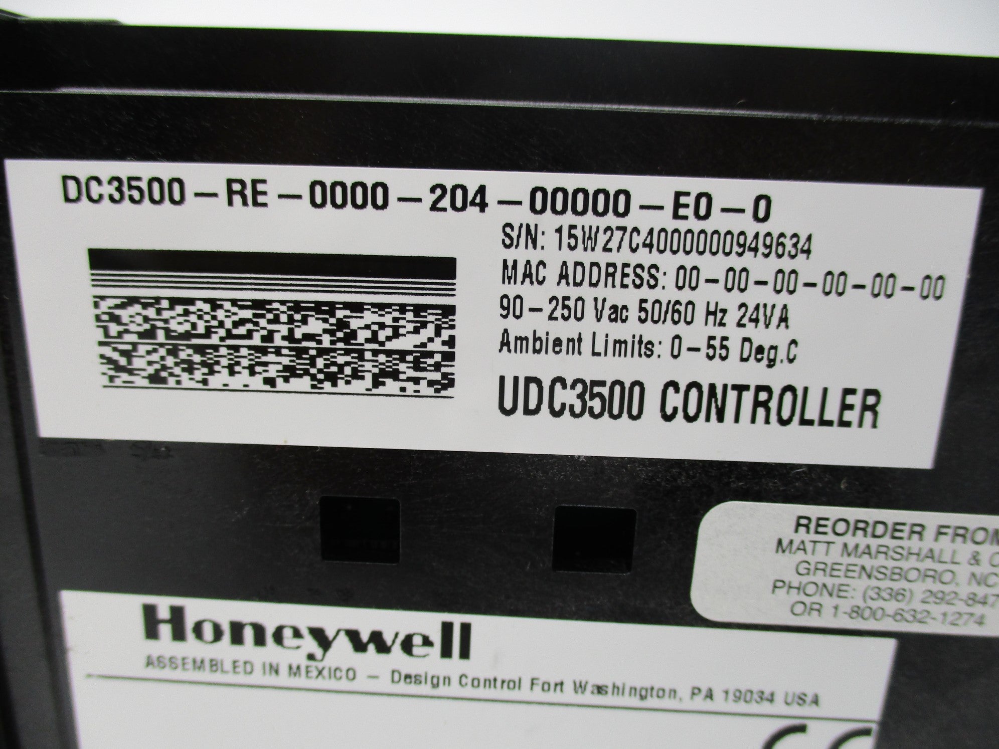 HONEYWELL DC3500-RE-0000-204-00000-E0-0 NSNP
