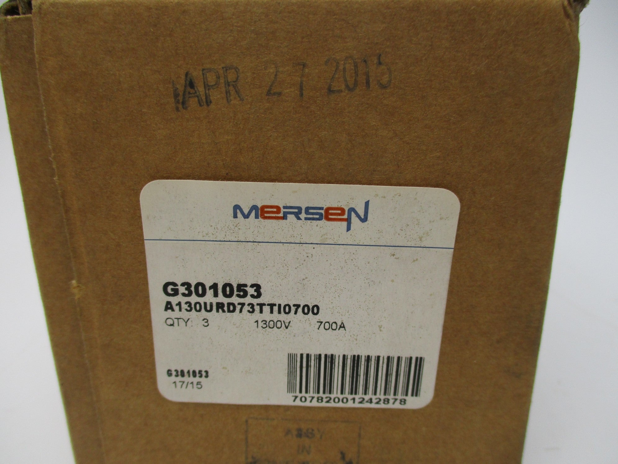 MERSEN G301053 A130URD73TTI0700 (PKG OF 3) NSFS