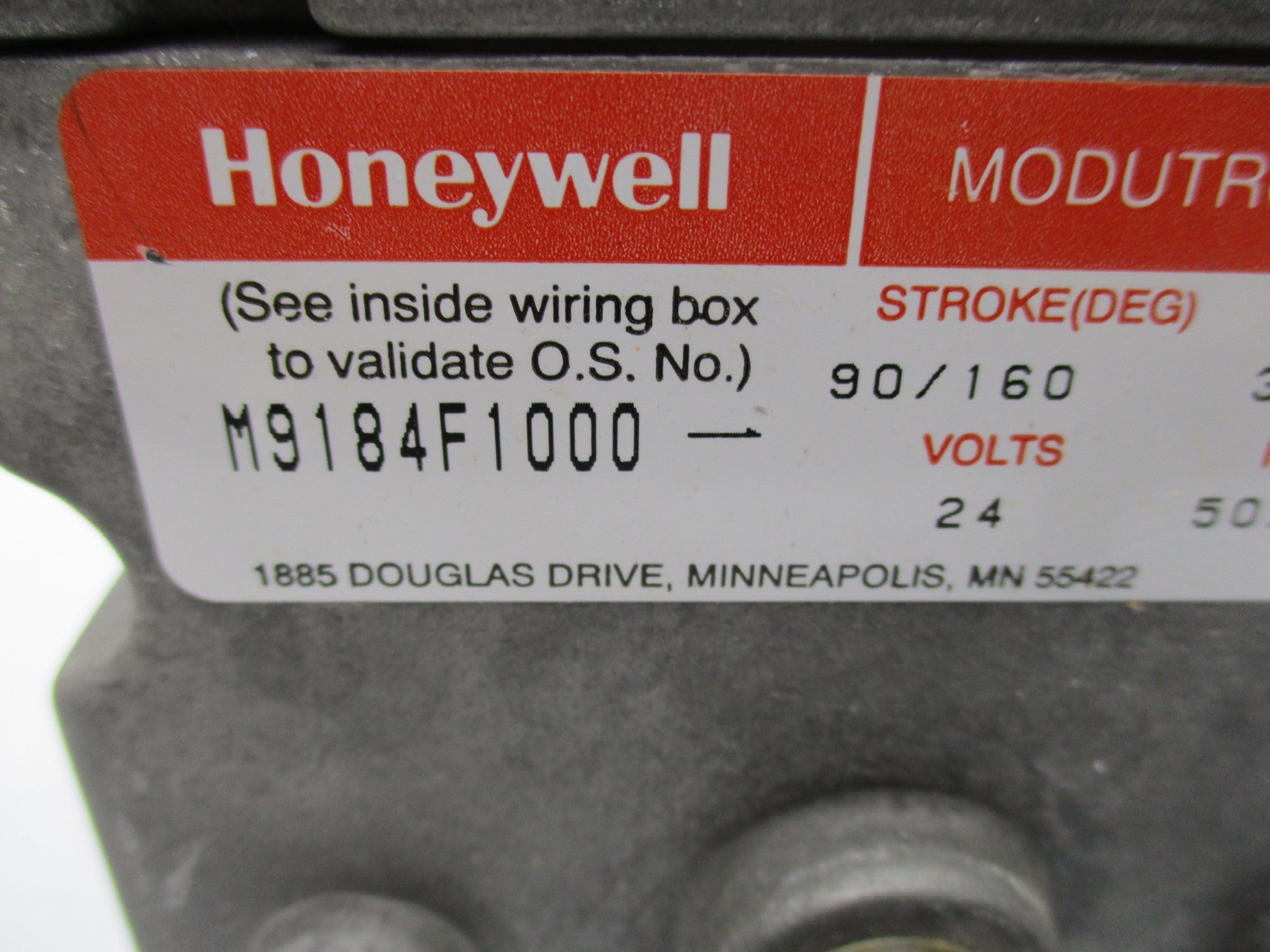 HONEYWELL M9184F1000 (AS PICTURED) NSNP