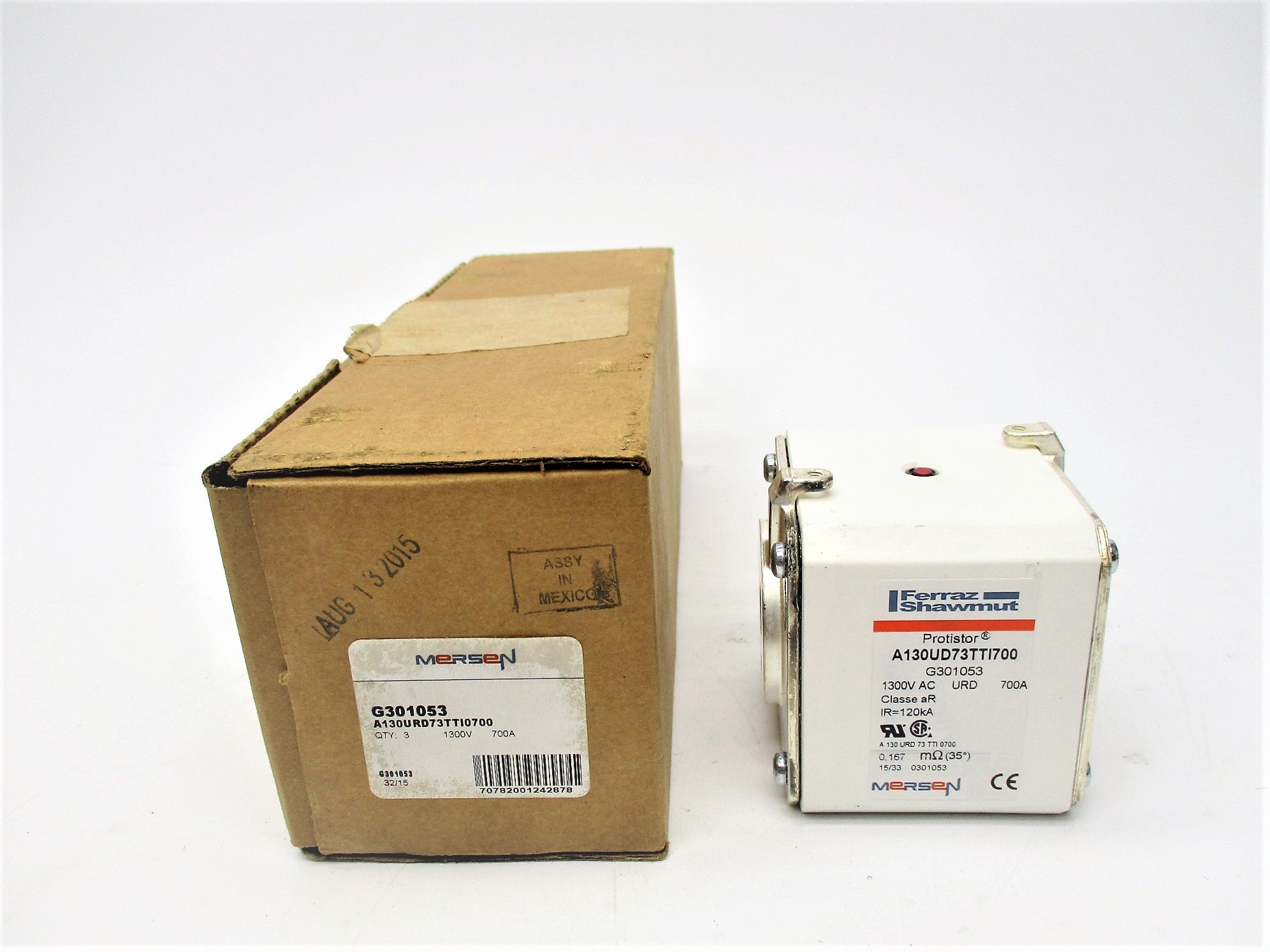 MERSEN G301053 A130URD73TTI0700 (PKG OF 3) NSMP