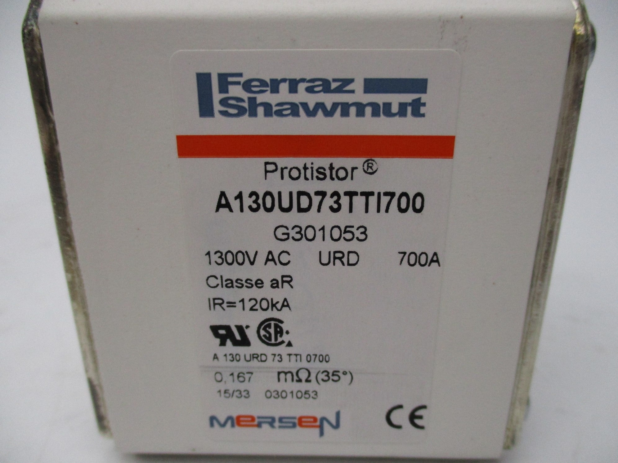 MERSEN G301053 A130URD73TTI0700 (PKG OF 3) NSMP
