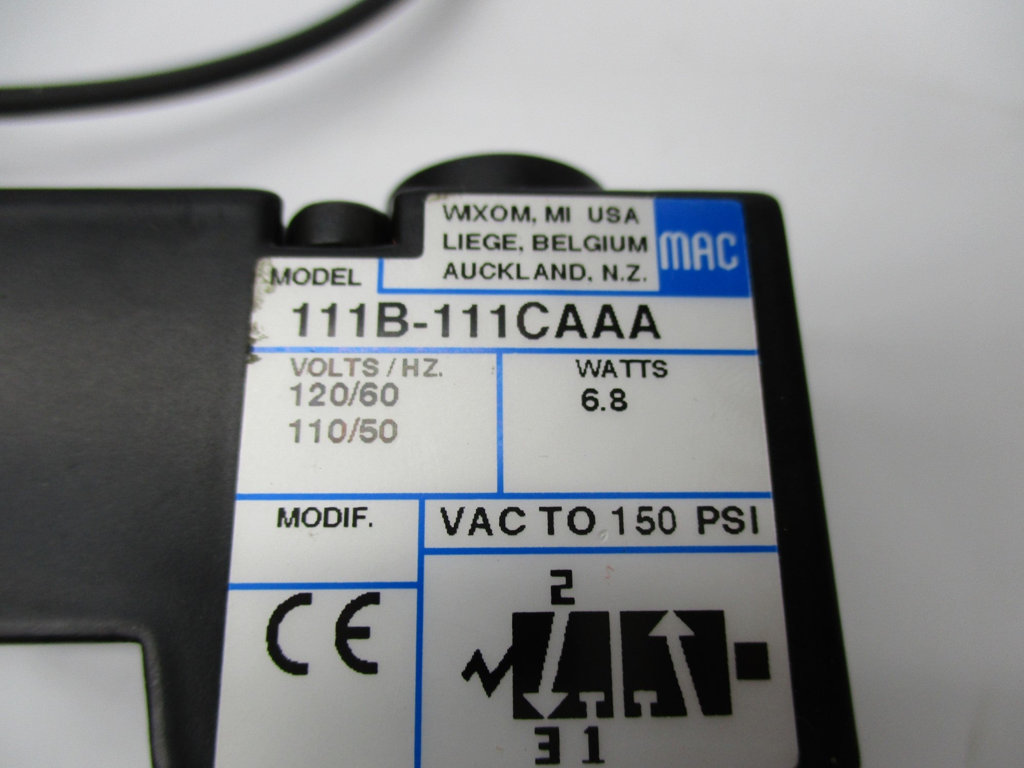MAC 111B-111CAAA 120V 150PSI NSNP