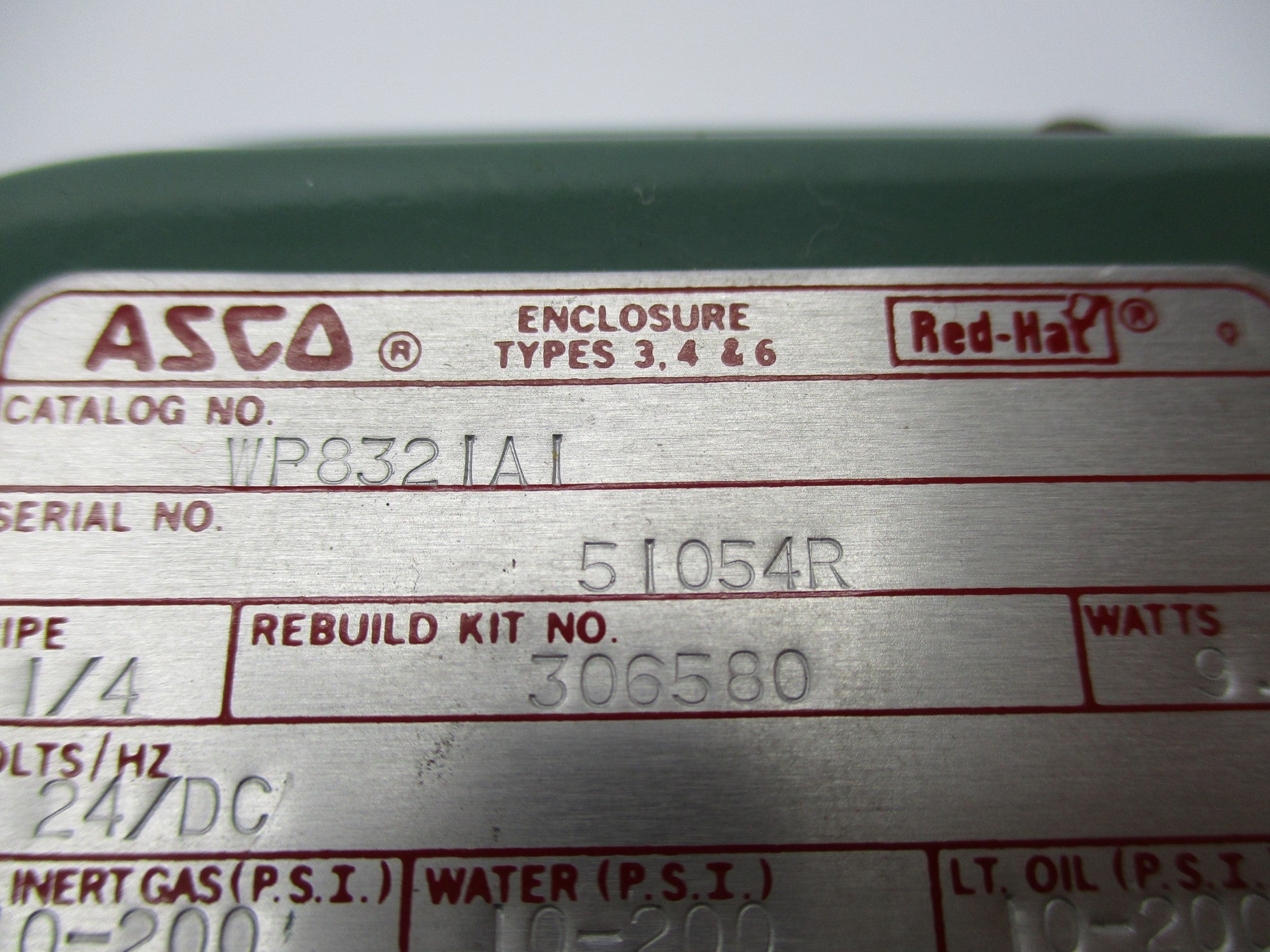 ASCO WP8321A1 24/DC NSNP