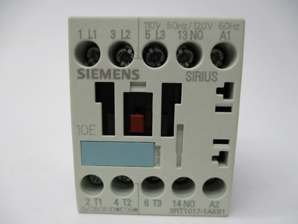 SIEMENS 3RT1017-1AK61 110/120V 20A NSMP