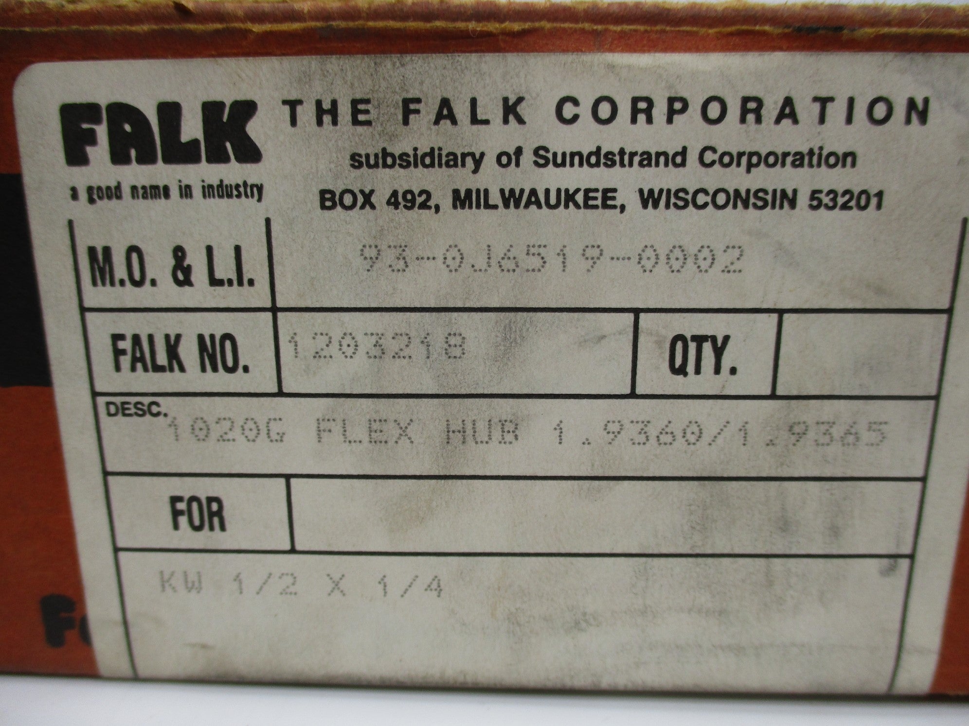 FALK 1203218 1020G NSMP