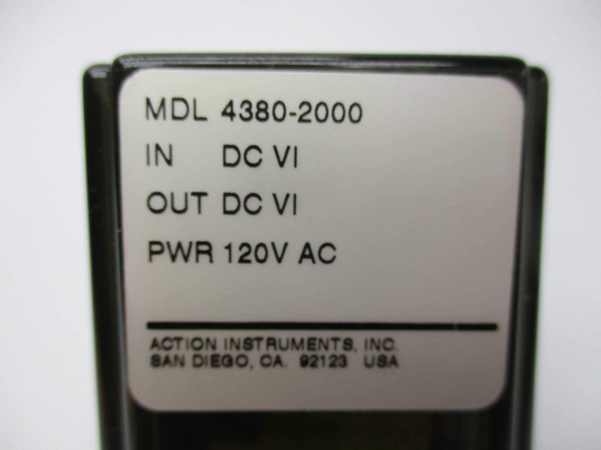 ACTION INSTRUMENTS 4380-2000 120V NSNP