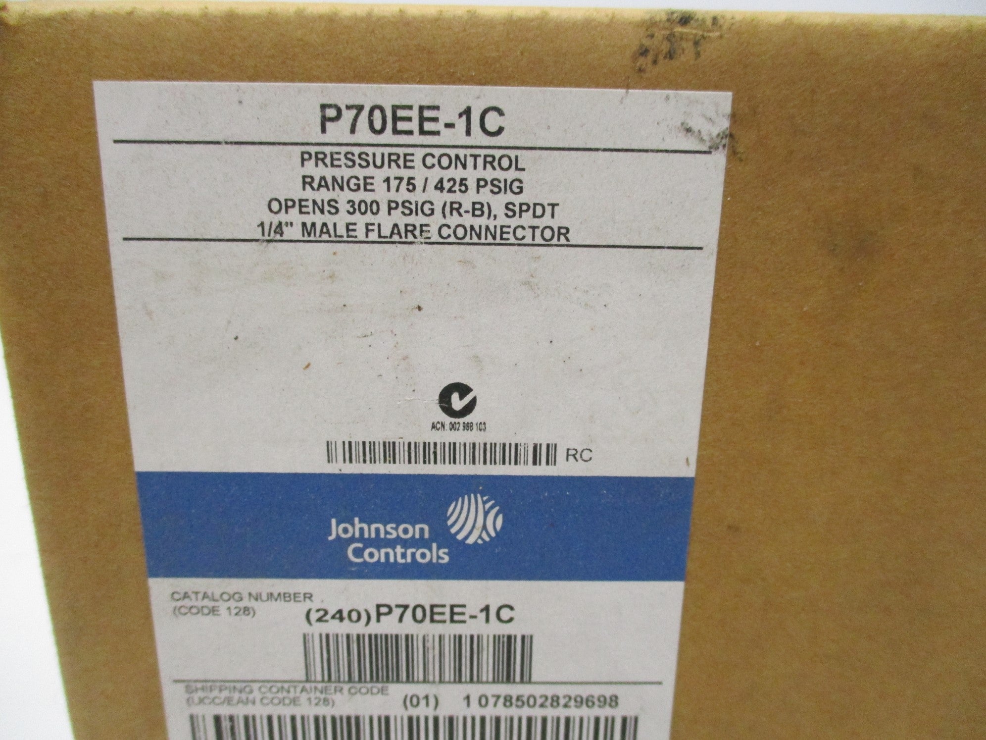 JOHNSON CONTROLS P70EE-1C NSMP