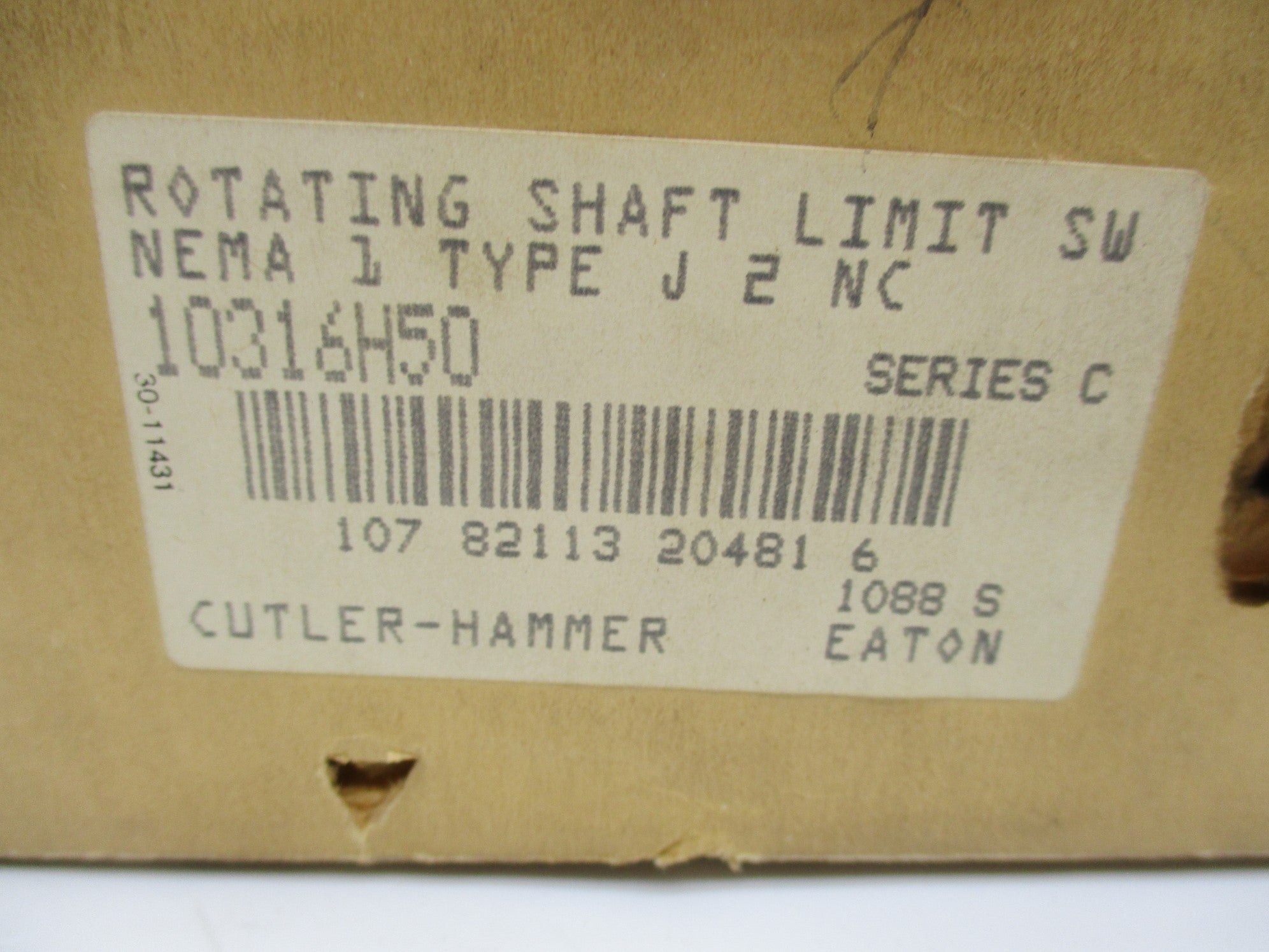 CUTLER HAMMER 10316H50 SER. C NSMP