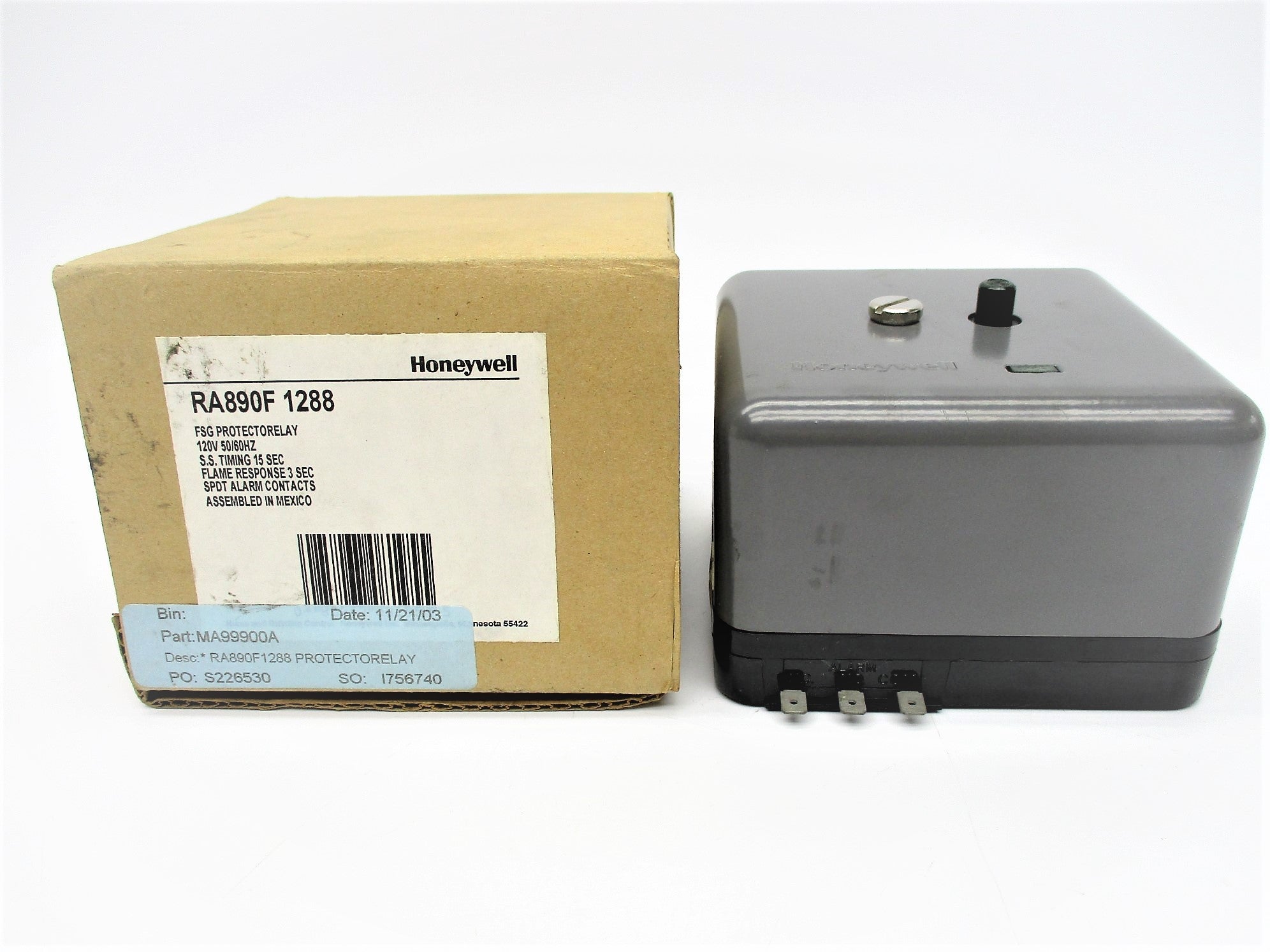 HONEYWELL RA890F1288 120V 3-15S NSMP