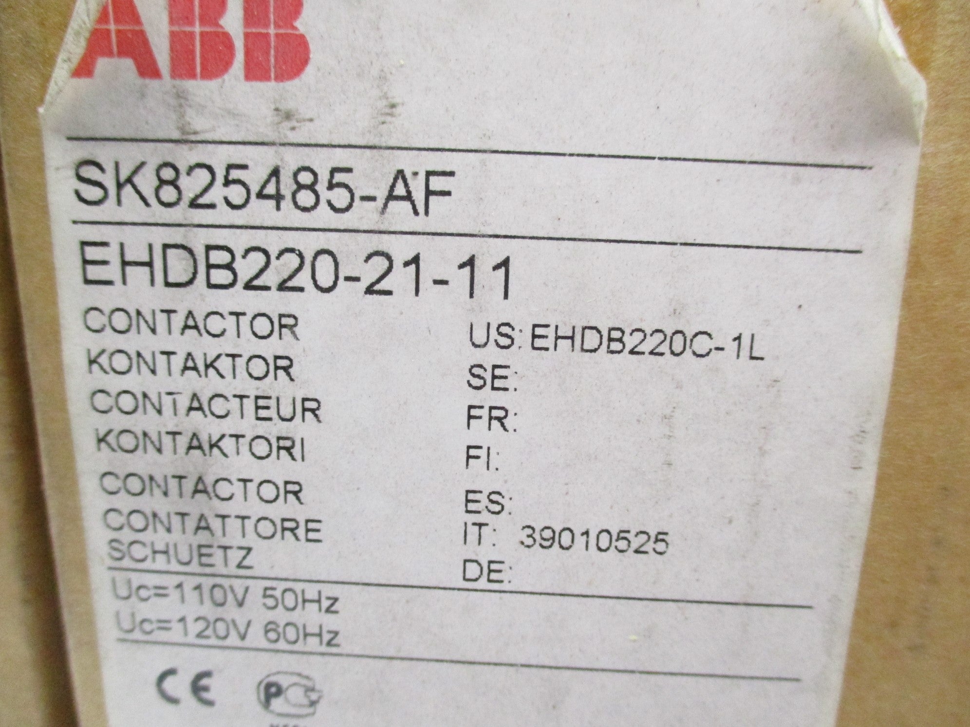 ABB EHDB220-21-11 110/120V NSMP