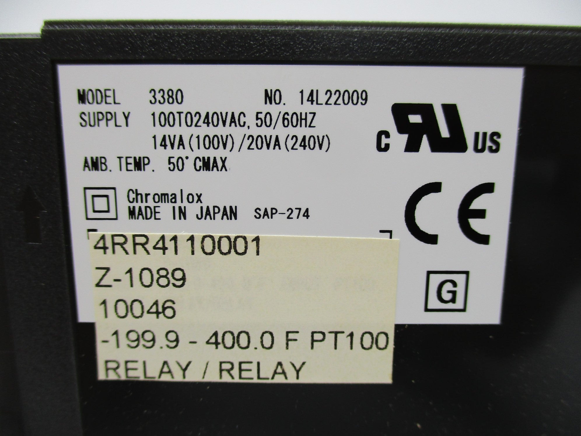 CHROMALOX 3380-4RR4110001 NSMP