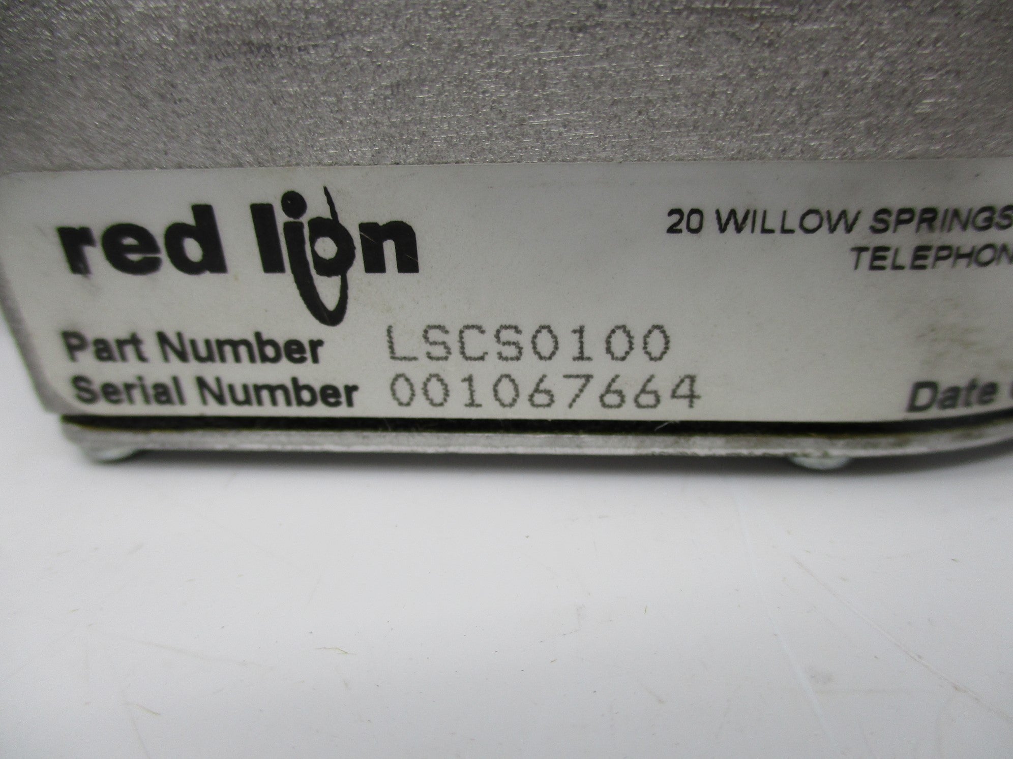 RED LION CONTROLS LSCS0100 NSNP
