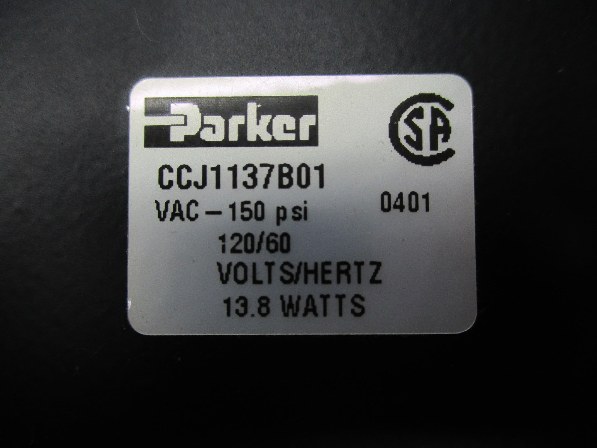 PARKER CCJ1137B01  120/60 NSMP