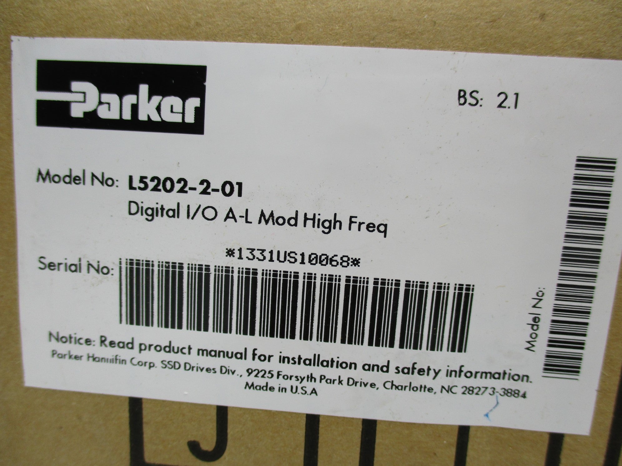 PARKER L5202-2-01 NSMP