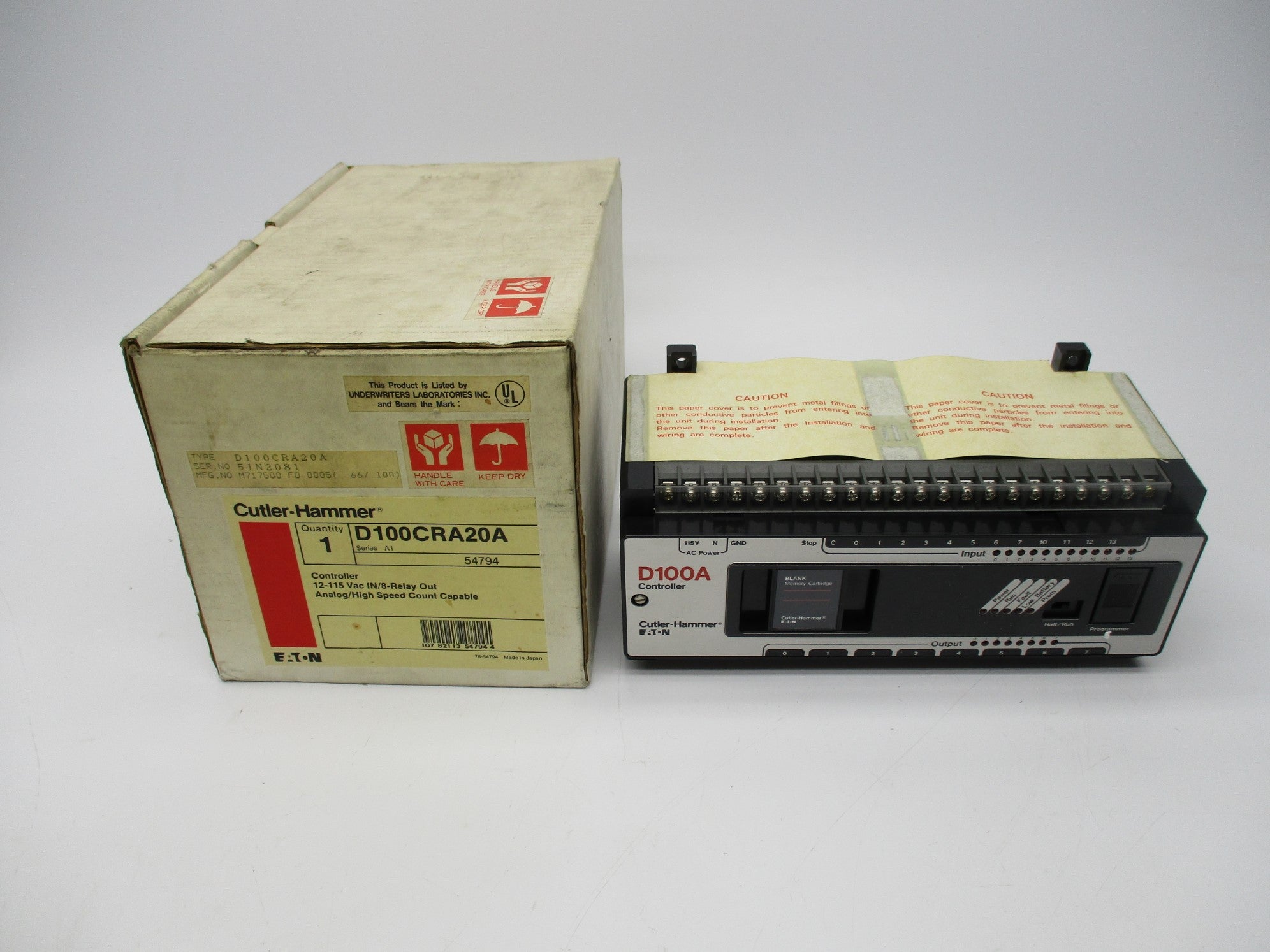 CUTLER HAMMER D100CRA20A NSMP