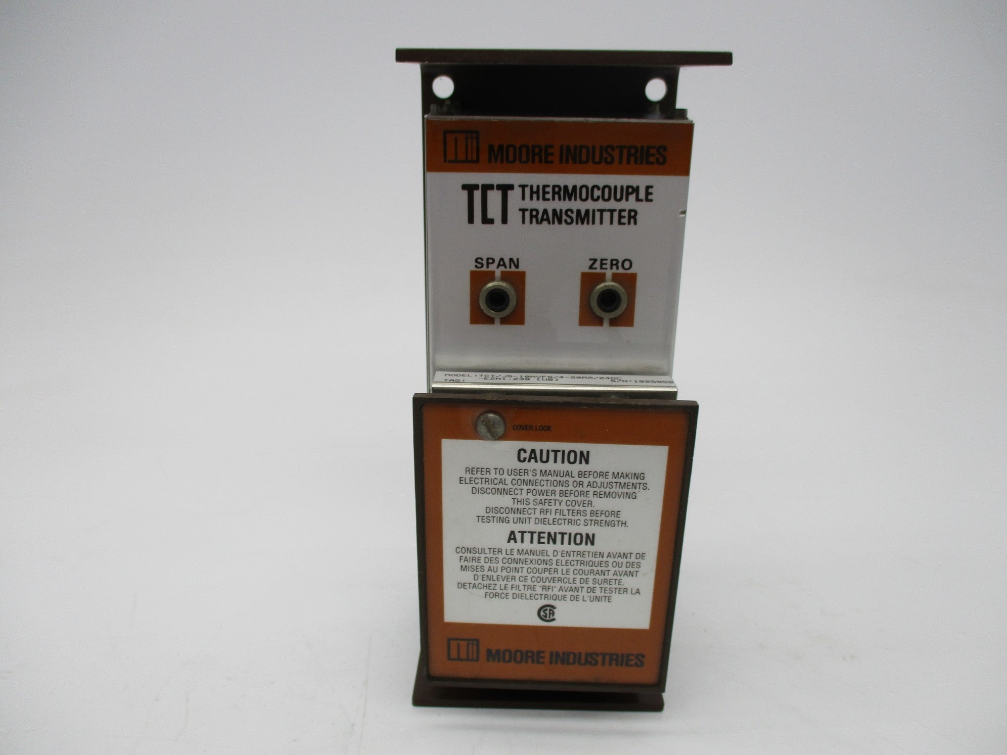 MOORE INDUSTRIES TCT/J5-10MVFS/4-20MA/24DC NSNP