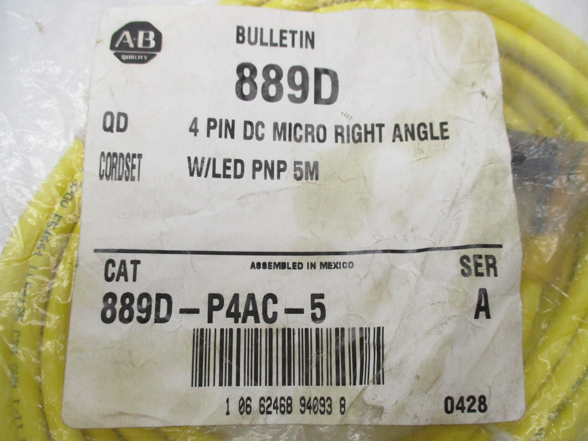 ALLEN BRADLEY 889D-P4AC-5 SER. A NSMP