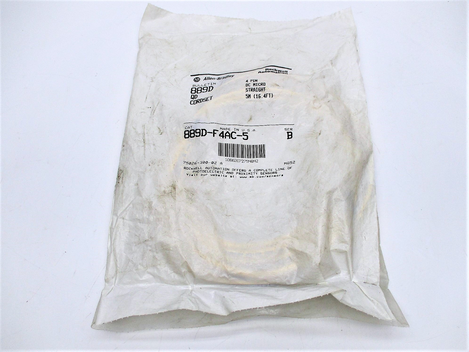 ALLEN BRADLEY 889D-F4AC-5 SER. B NSMP