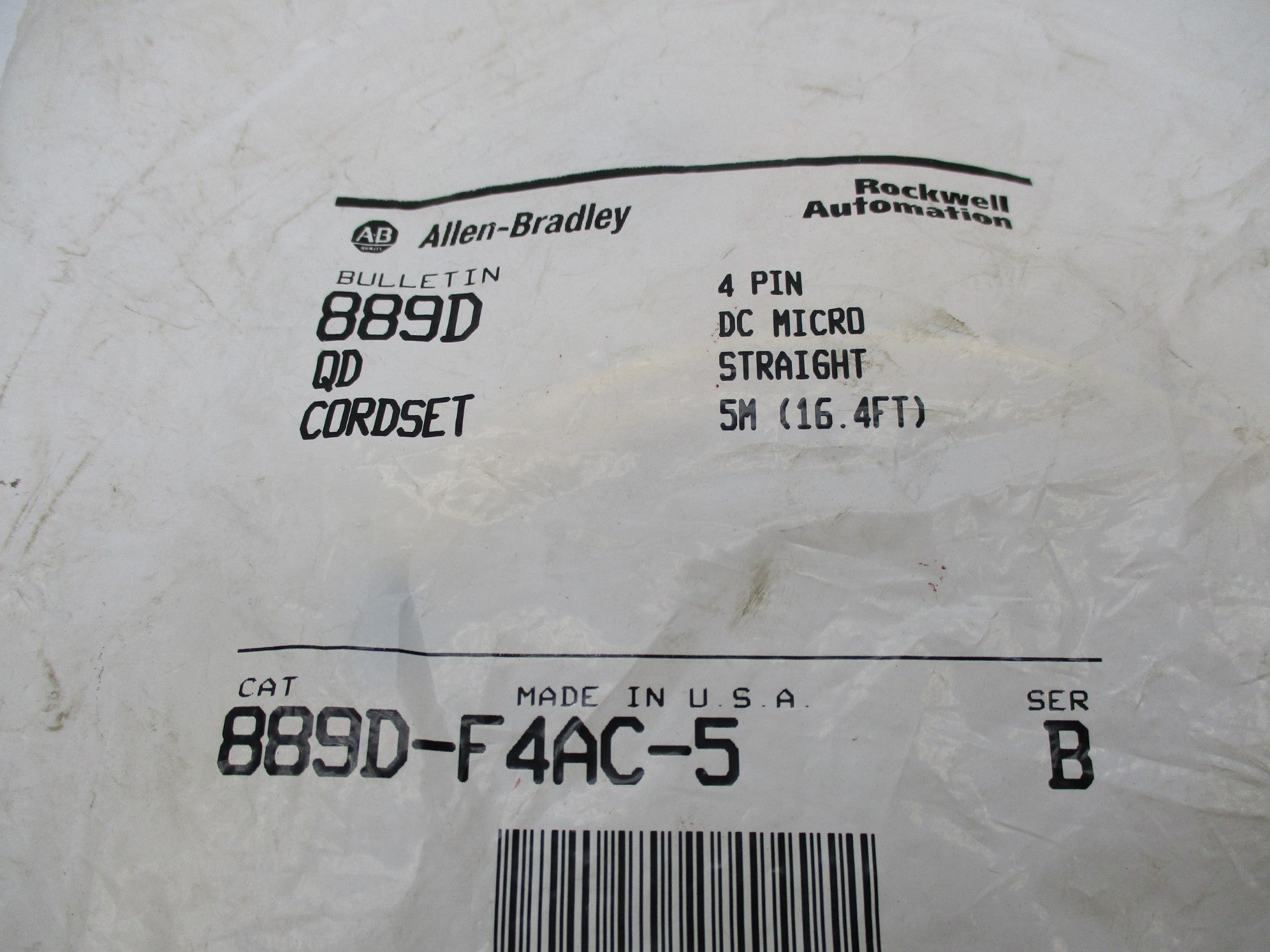 ALLEN BRADLEY 889D-F4AC-5 SER. B NSMP