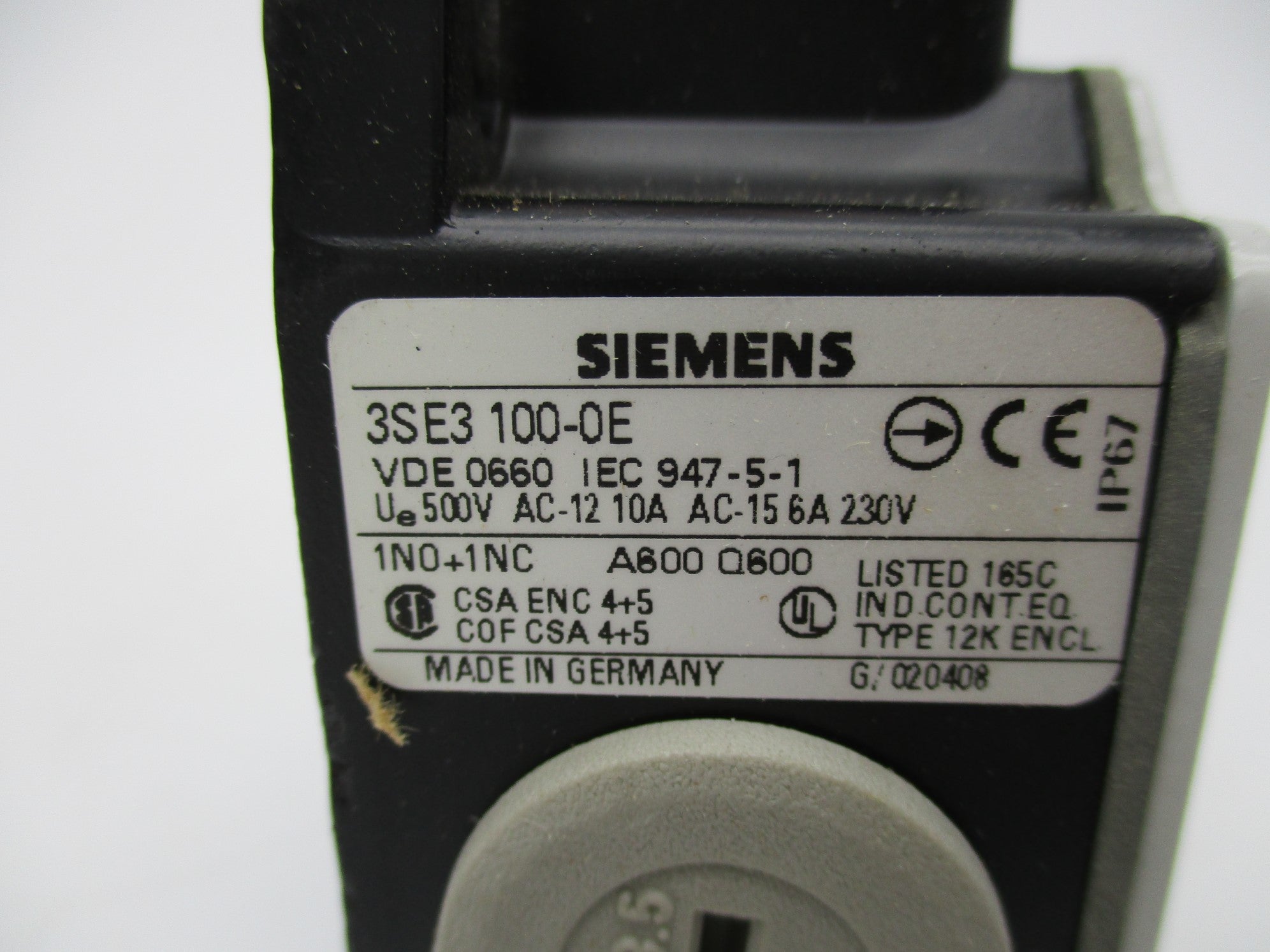 SIEMENS 3SE3100-0E NSMP