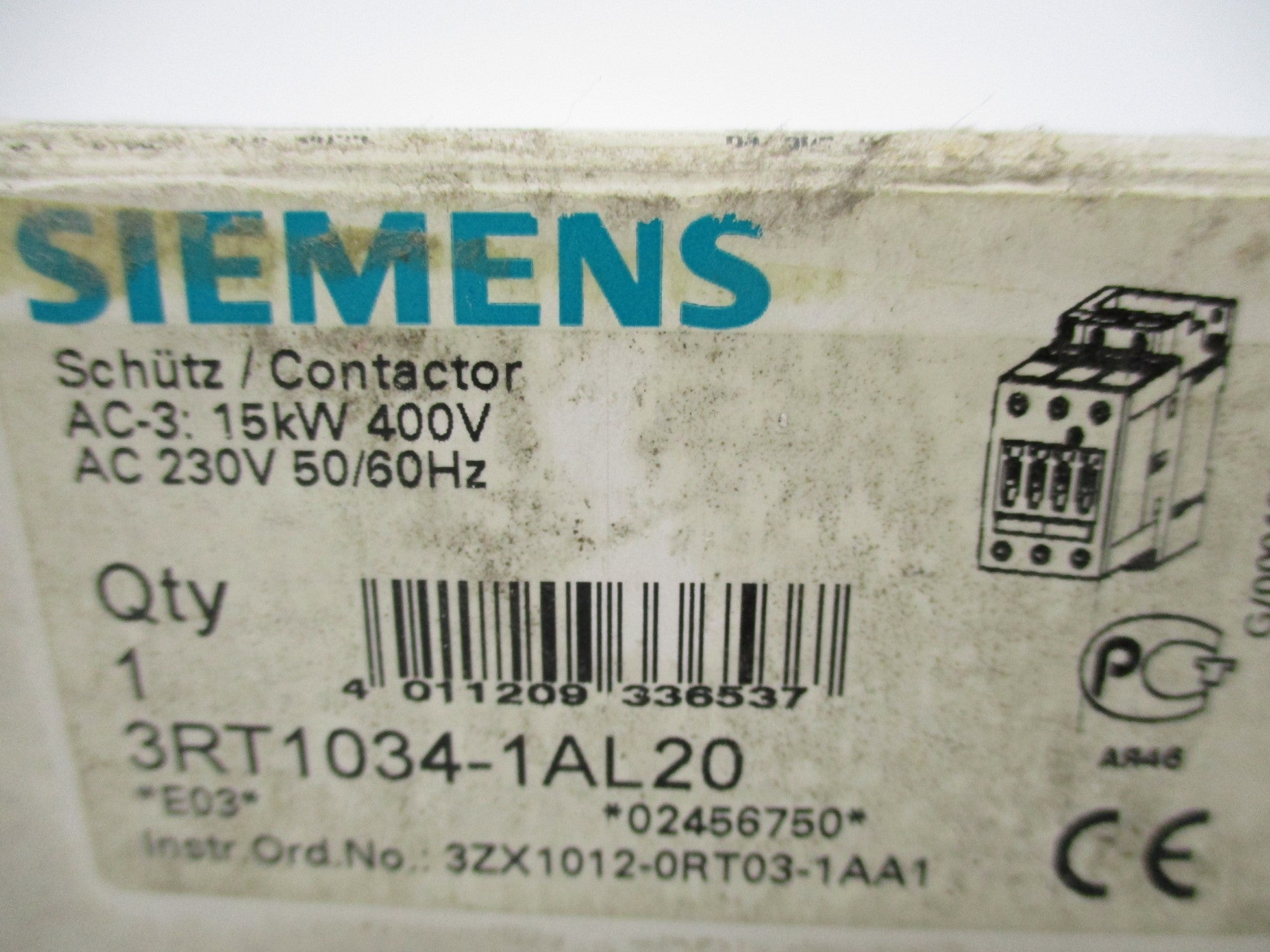 SIEMENS 3RT1034-1AL20 230V NSMP