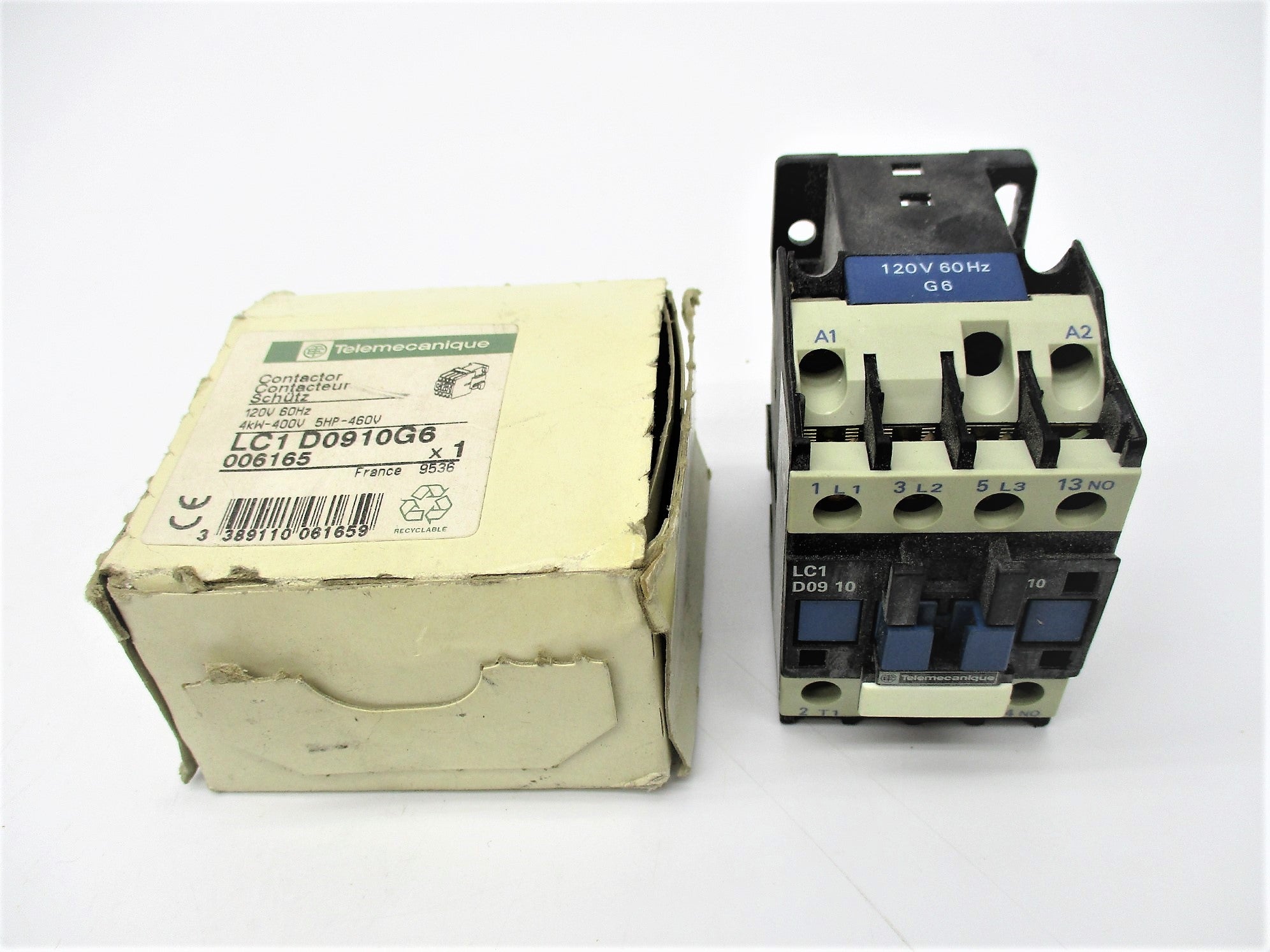 TELEMECANIQUE LC1D0910G6 120V NSMP
