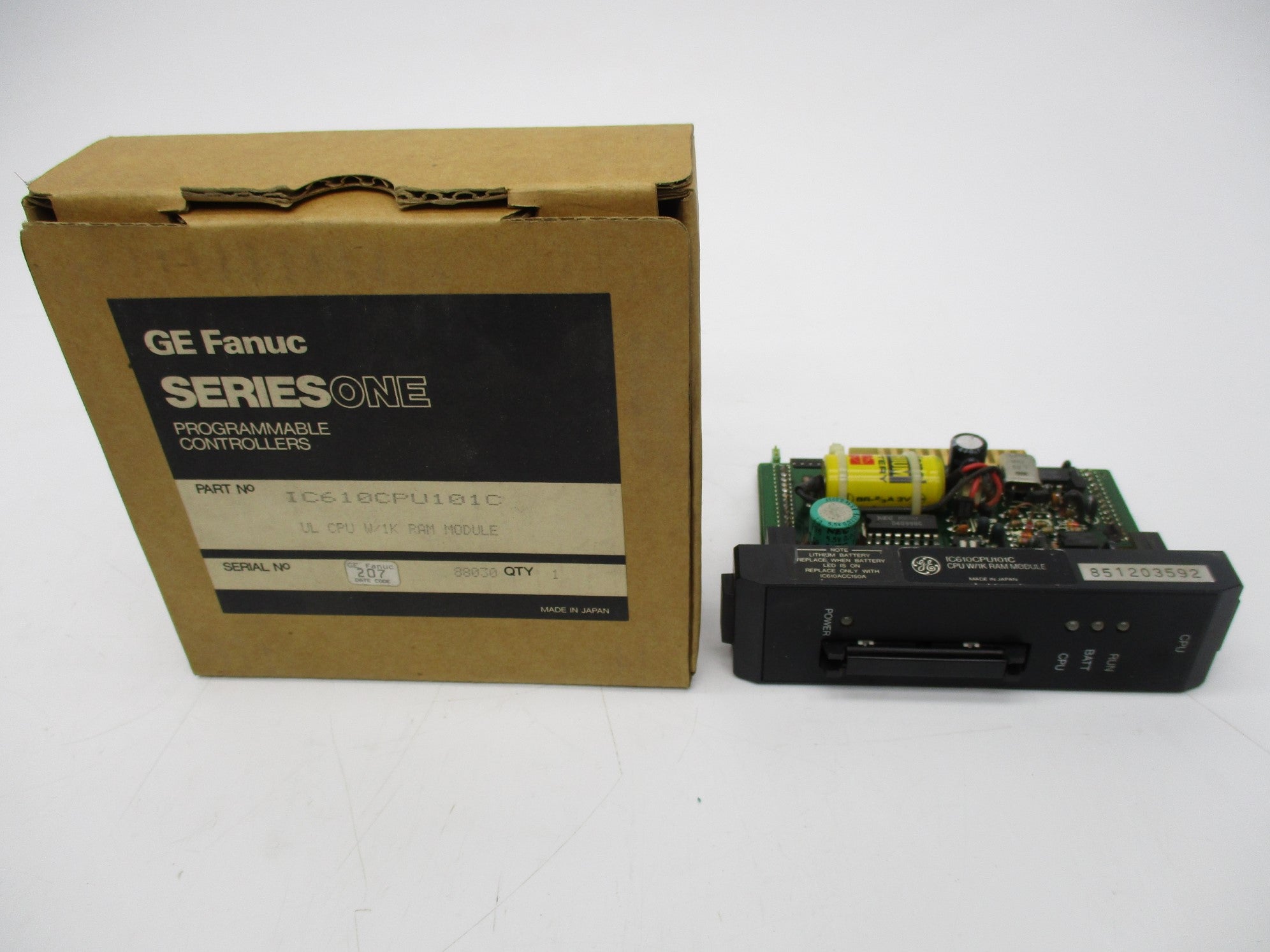 GE FANUC IC610CPU101C NSMP