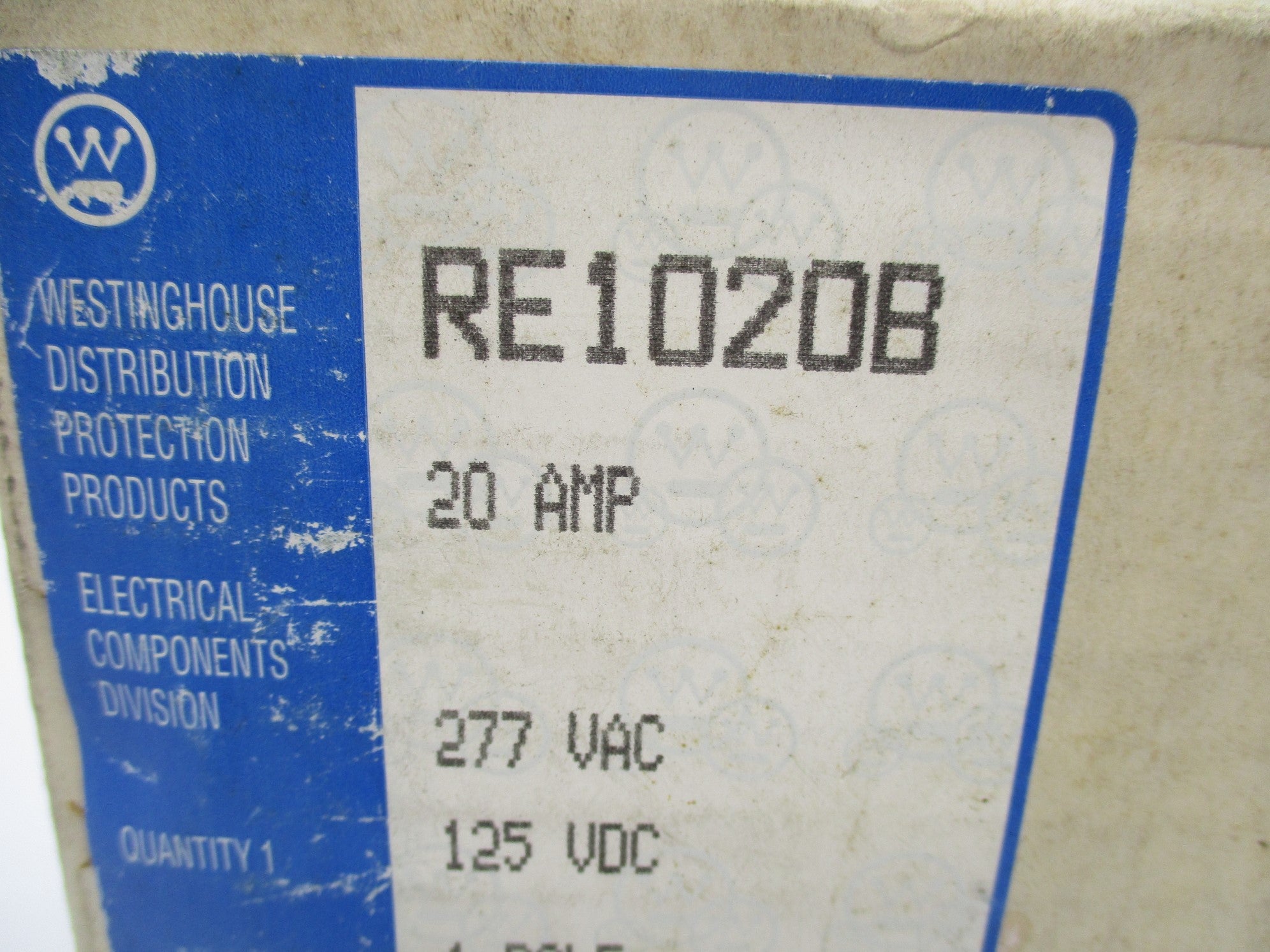 WESTINGHOUSE RE1020B 20A 125V NSMP