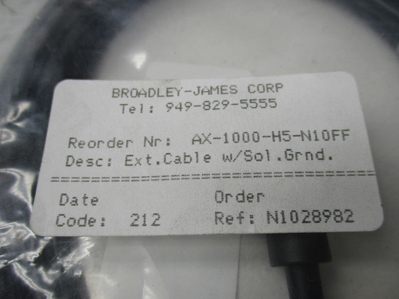 BROADLEY JAMES AX-1000-H5-N30FF * NEW IN FACTORY BAG *