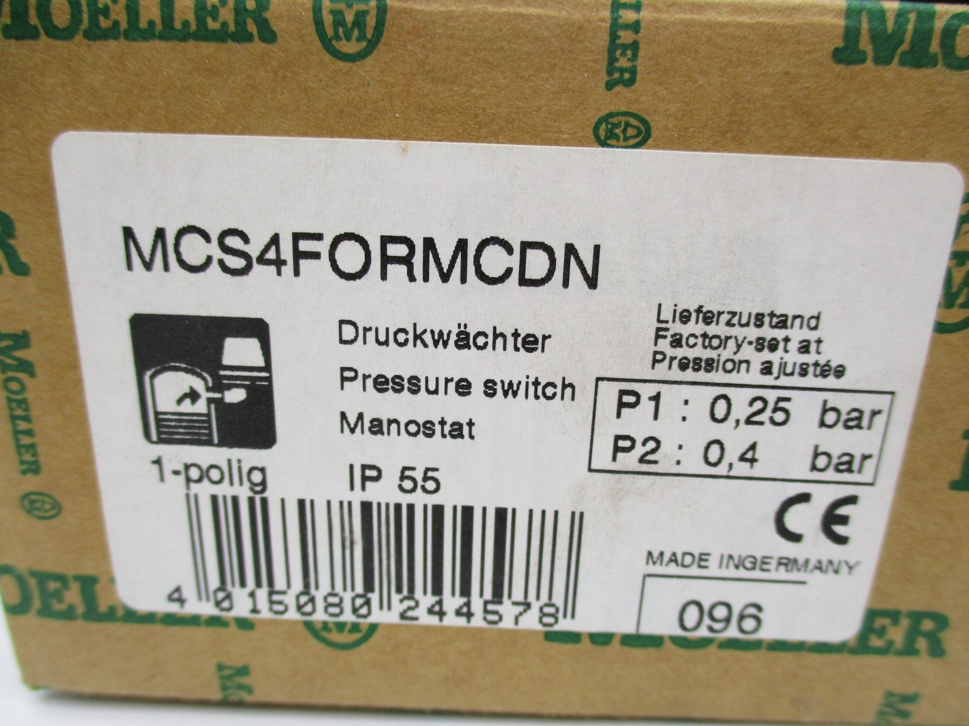 KLOCKNER MOELLER MCS4FORMCDN NSMP