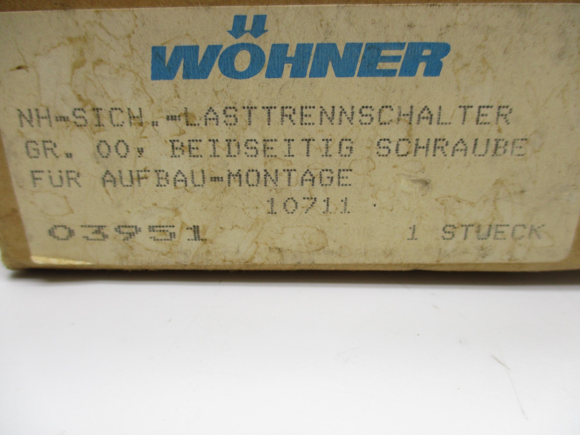 WOHNER LTS-00 NSMP