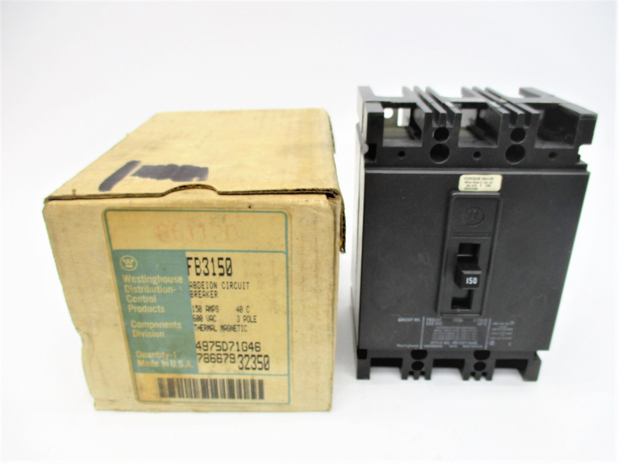 WESTINGHOUSE FB3150 600V 150A NSMP