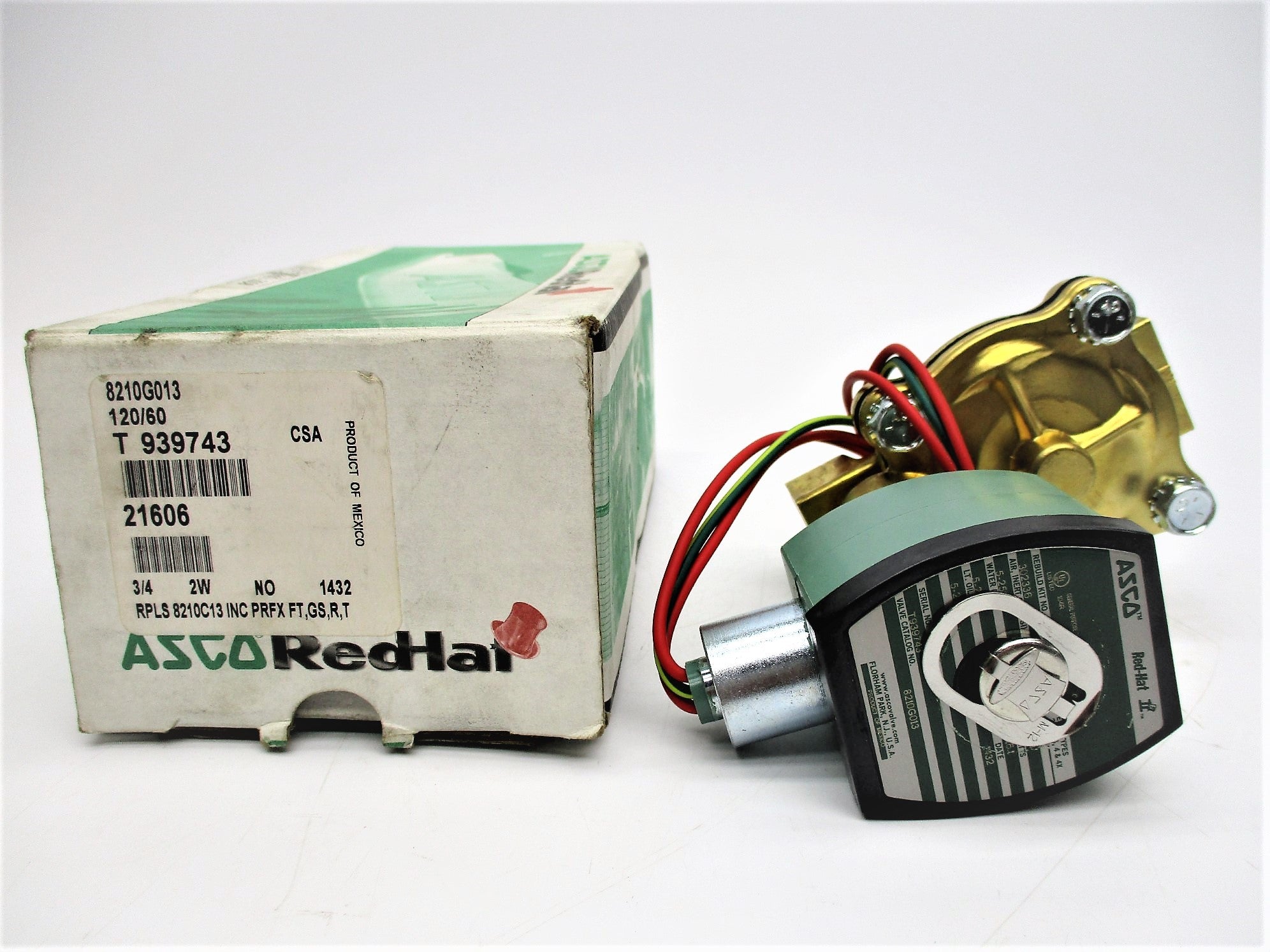 ASCO 8210G013 120V 3/4" NSMP