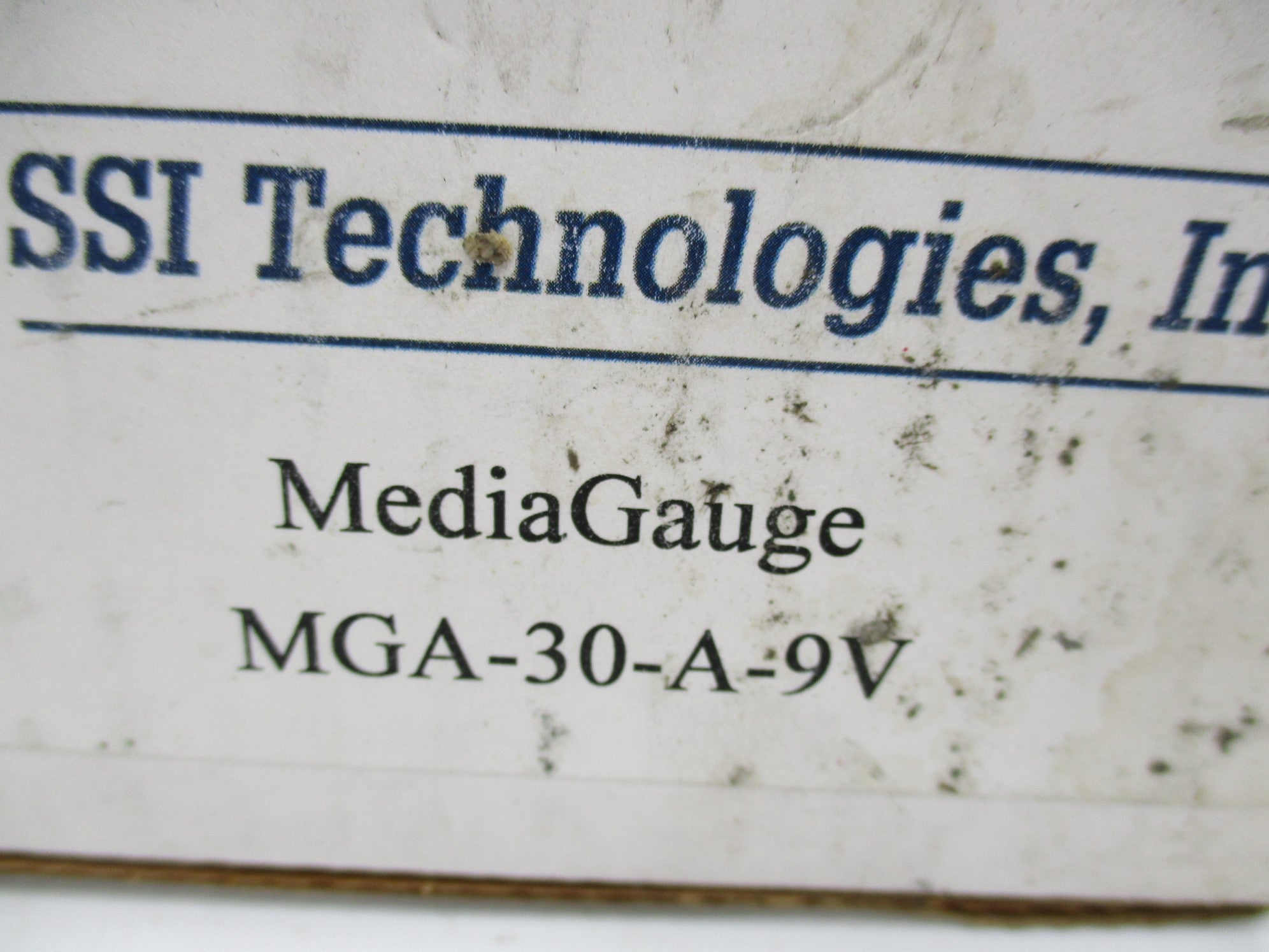 SSI TECHNOLOGIES MGA-30-A-9V NSMP