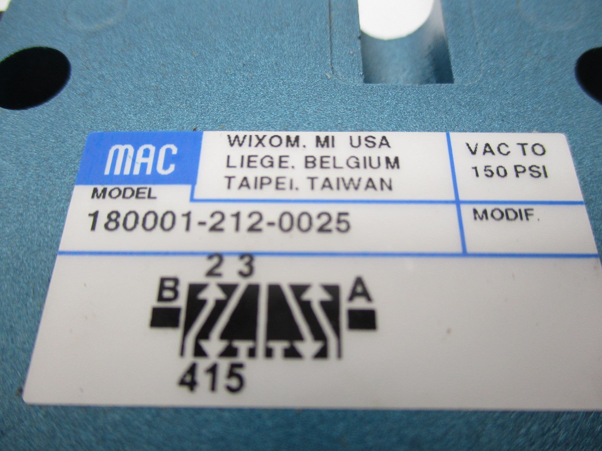 MAC 180001-212-0025 NSMP