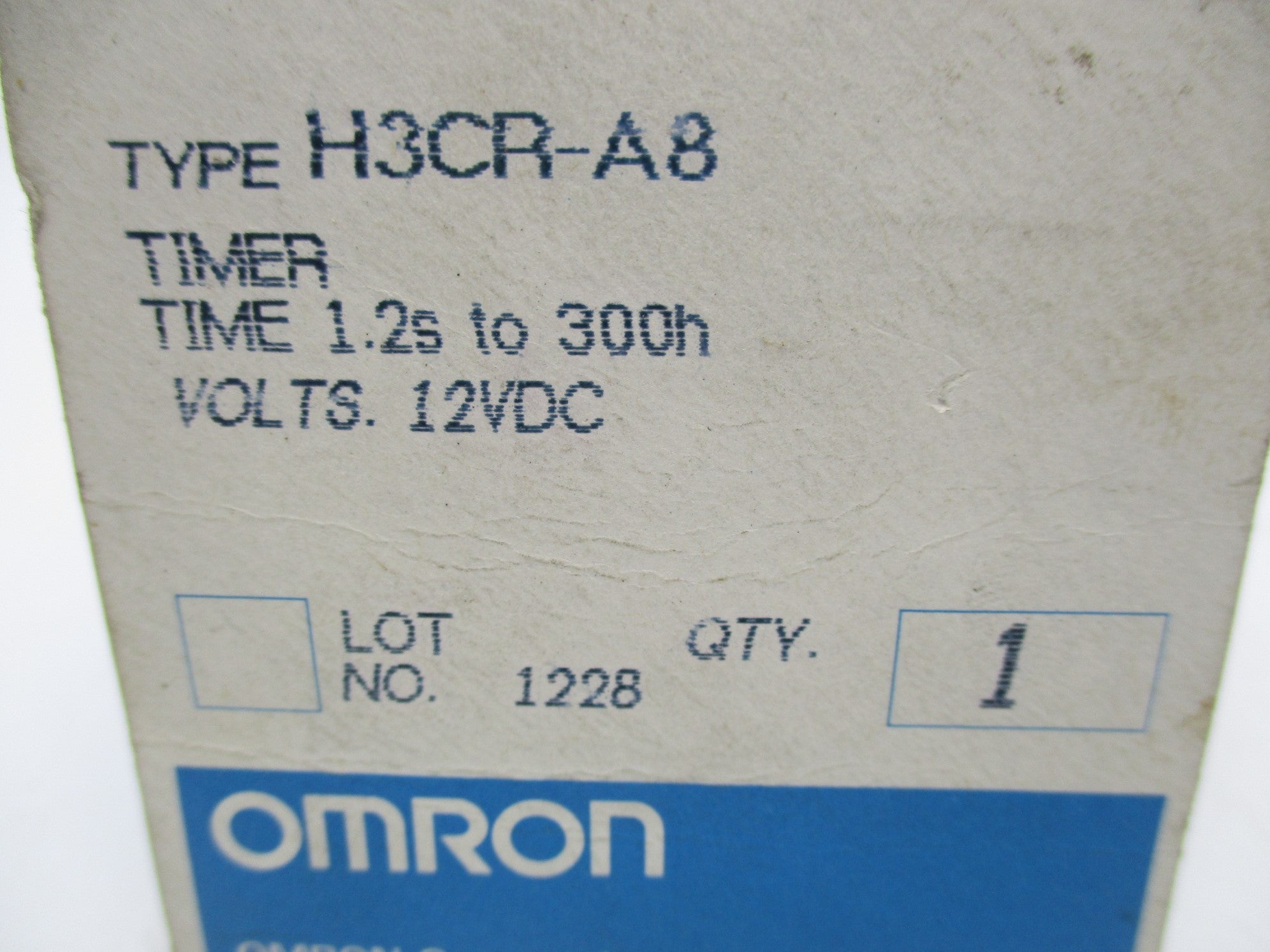 OMRON H3CR-A8 12VDC NSMP