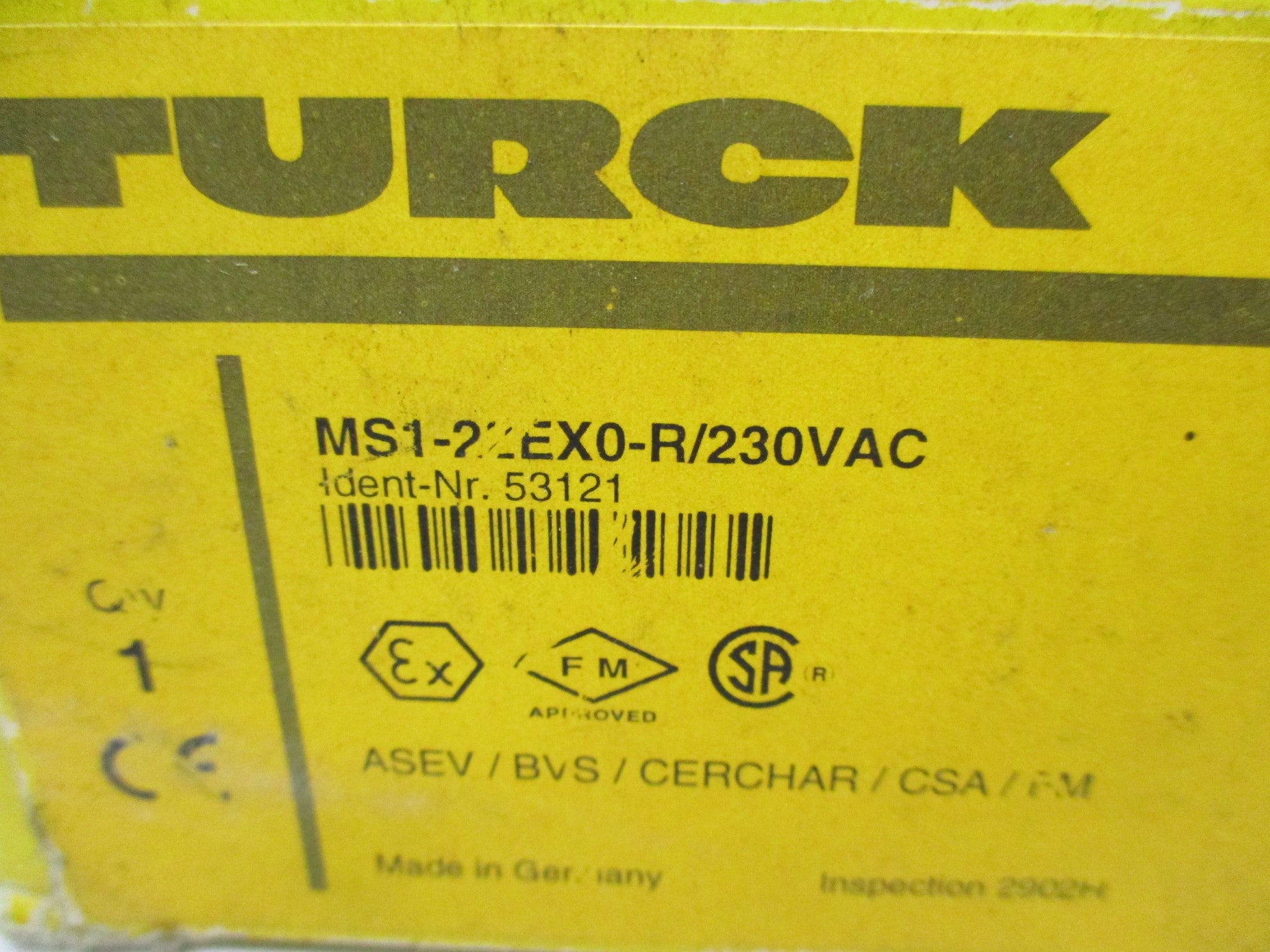 TURCK MS1-22EX0-R NSMP
