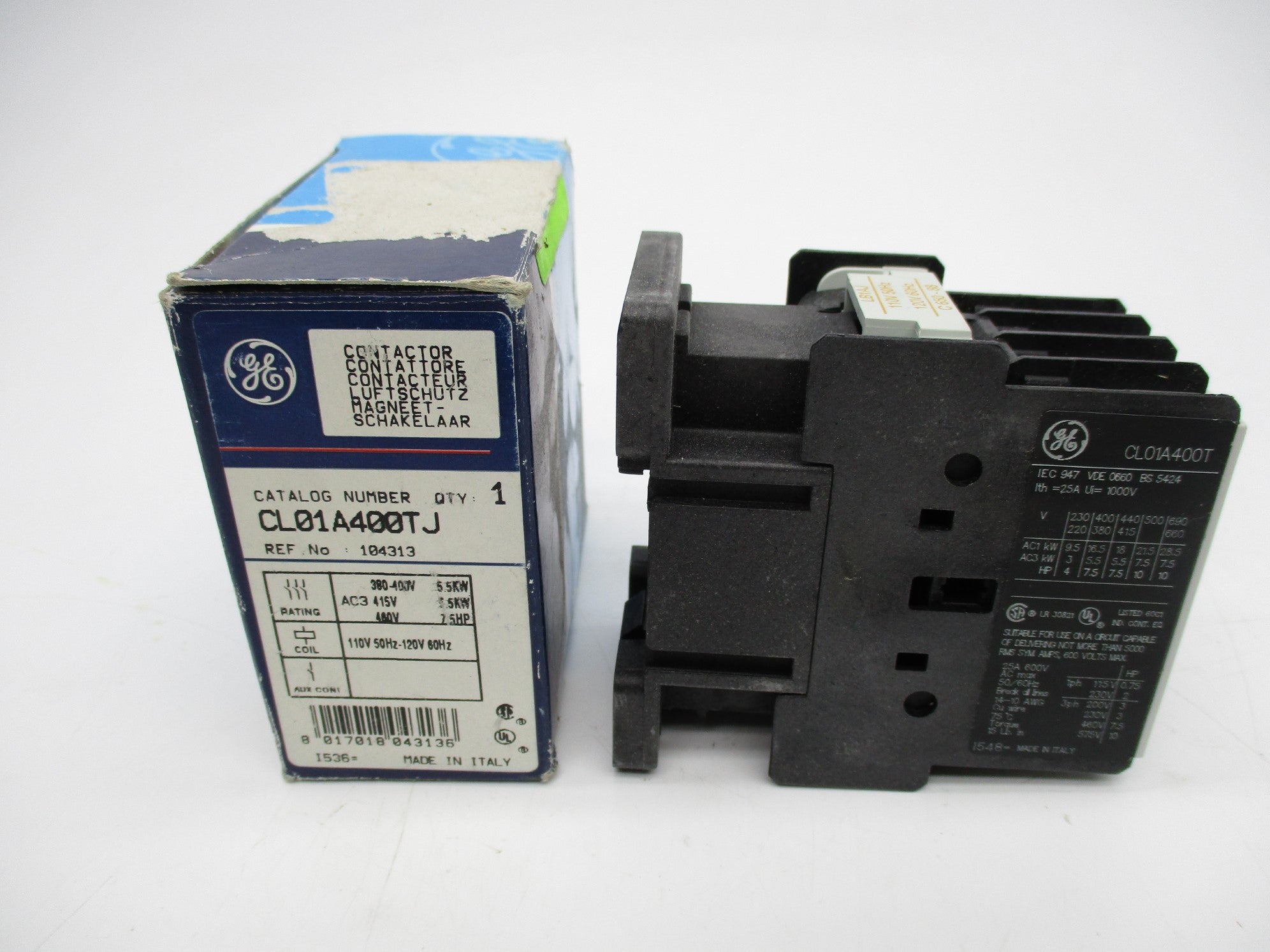 GENERAL ELCTRIC CL01A400TJ NSMP