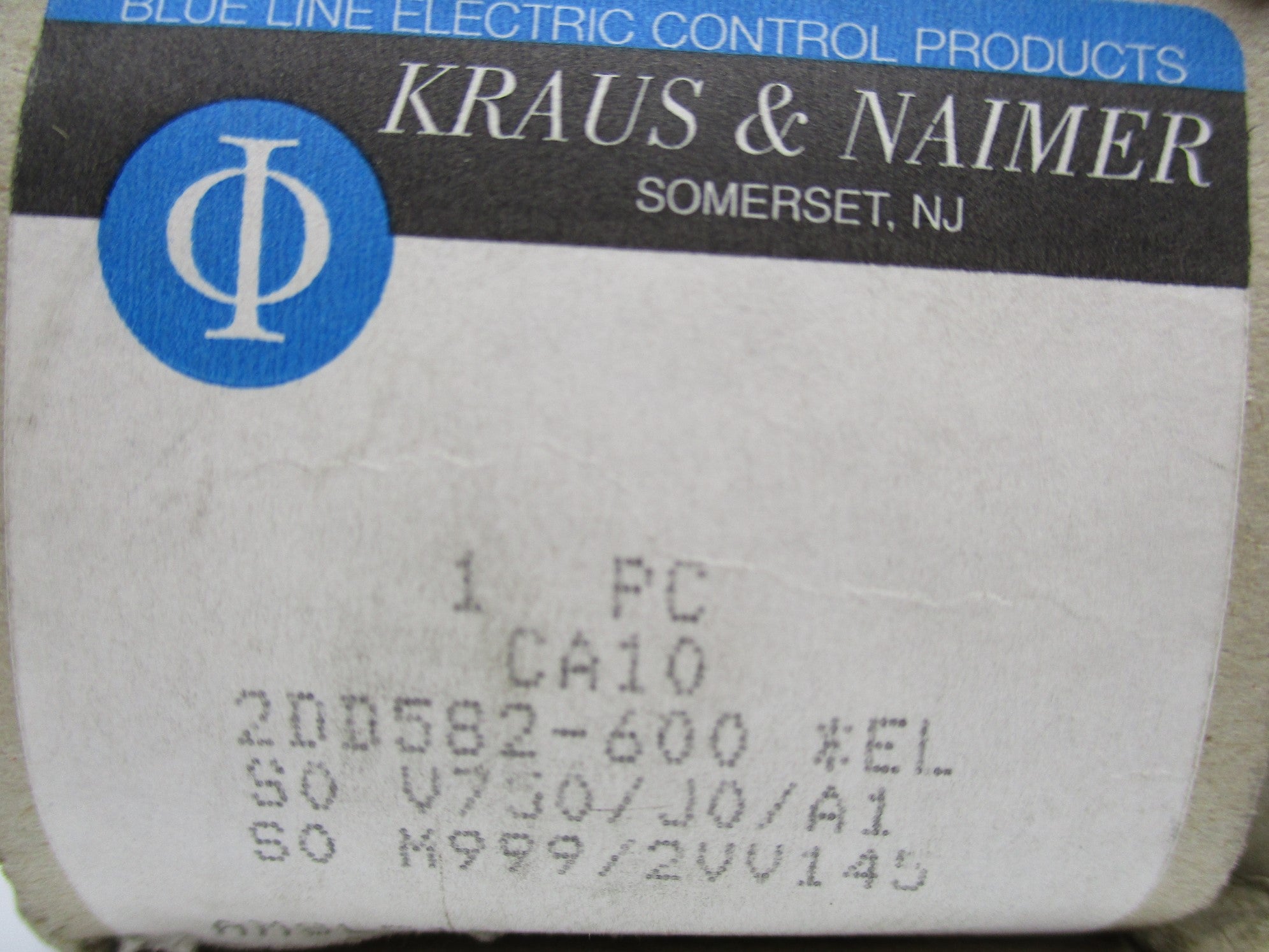 KRAUS & NAIMER CAI0-2DD582-600 NSMP