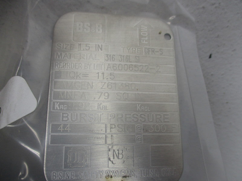BS&B GFR-S A6006522-2  NSMP