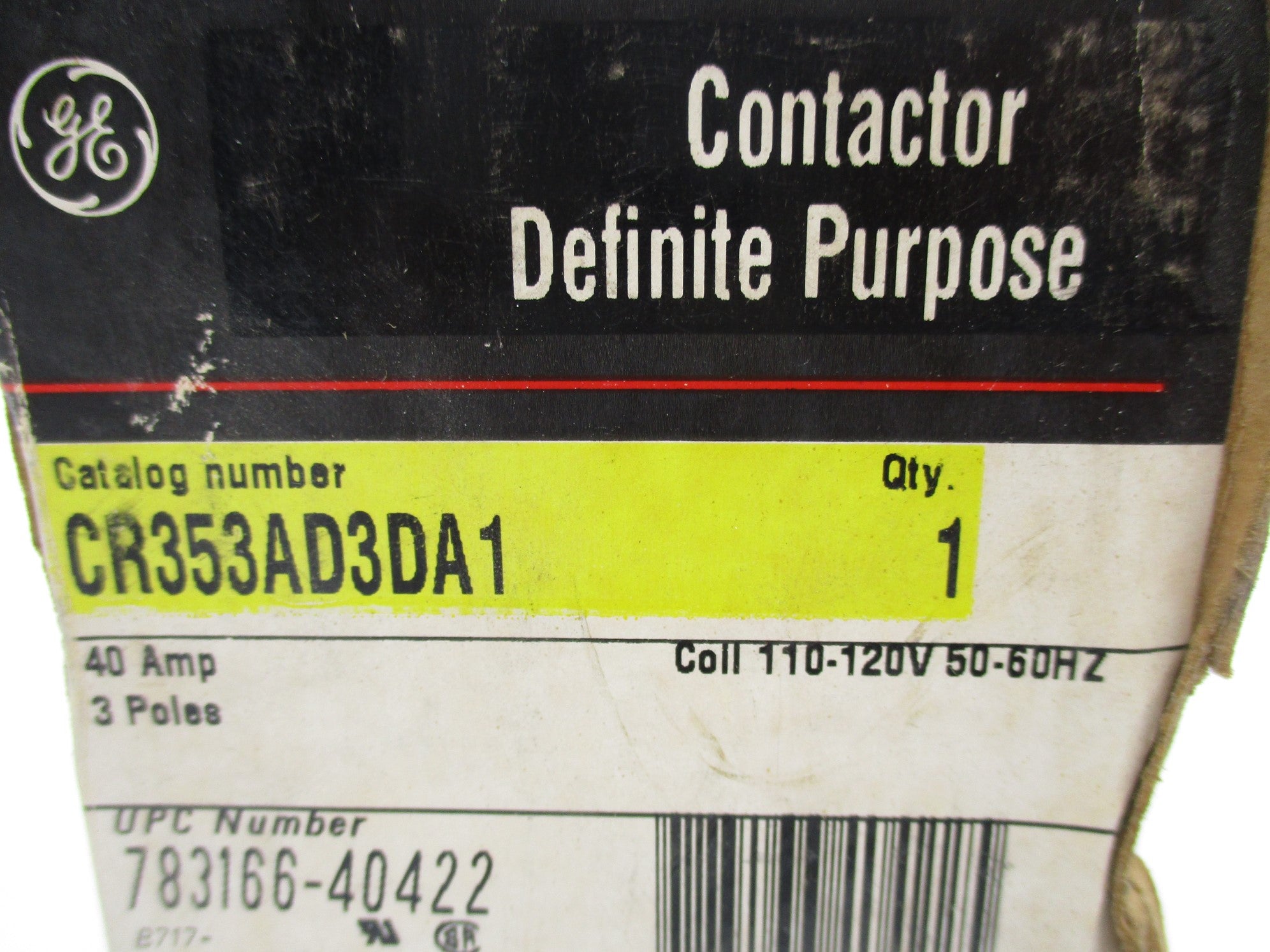 GENERAL ELECTRIC CR353AD3DA1 NSMP