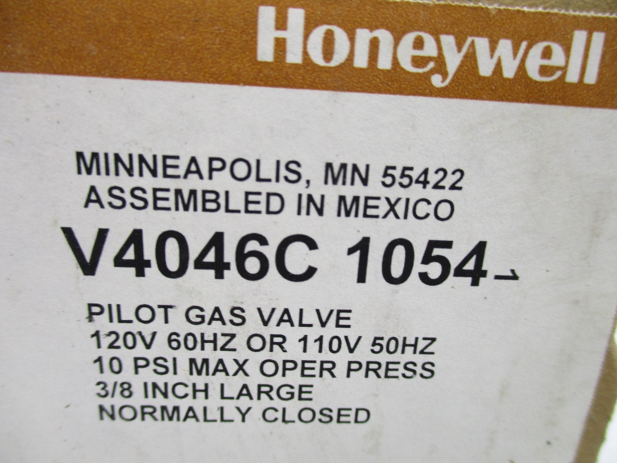 HONEYWELL V4046C 1054 NSMP