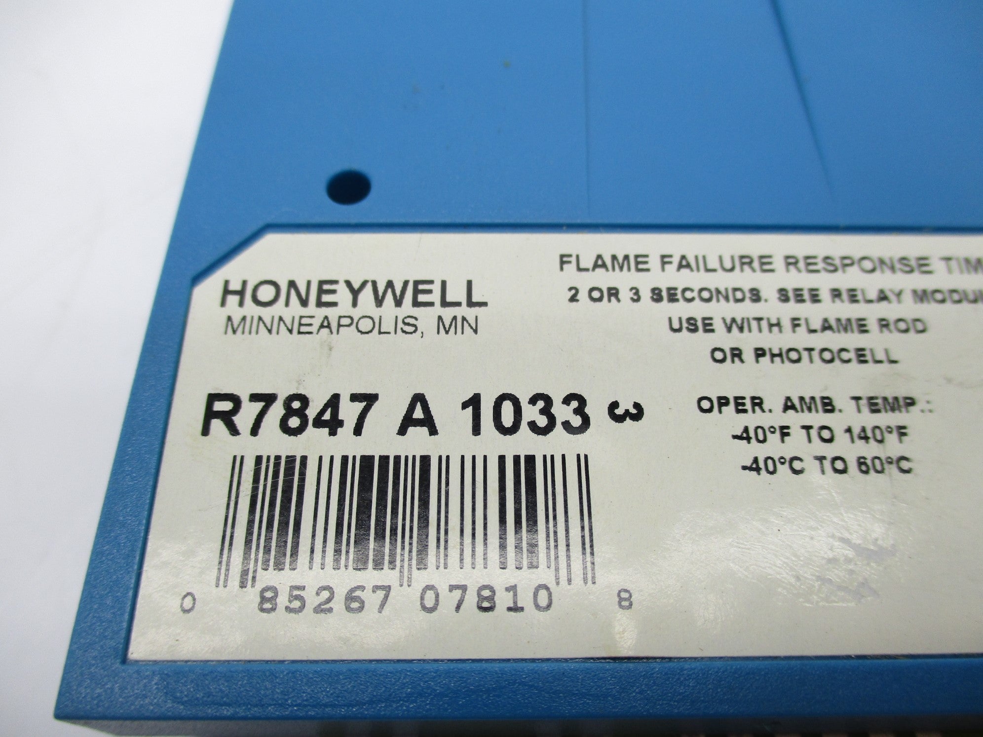 HONEYWELL R7847 A 1033 UNMP